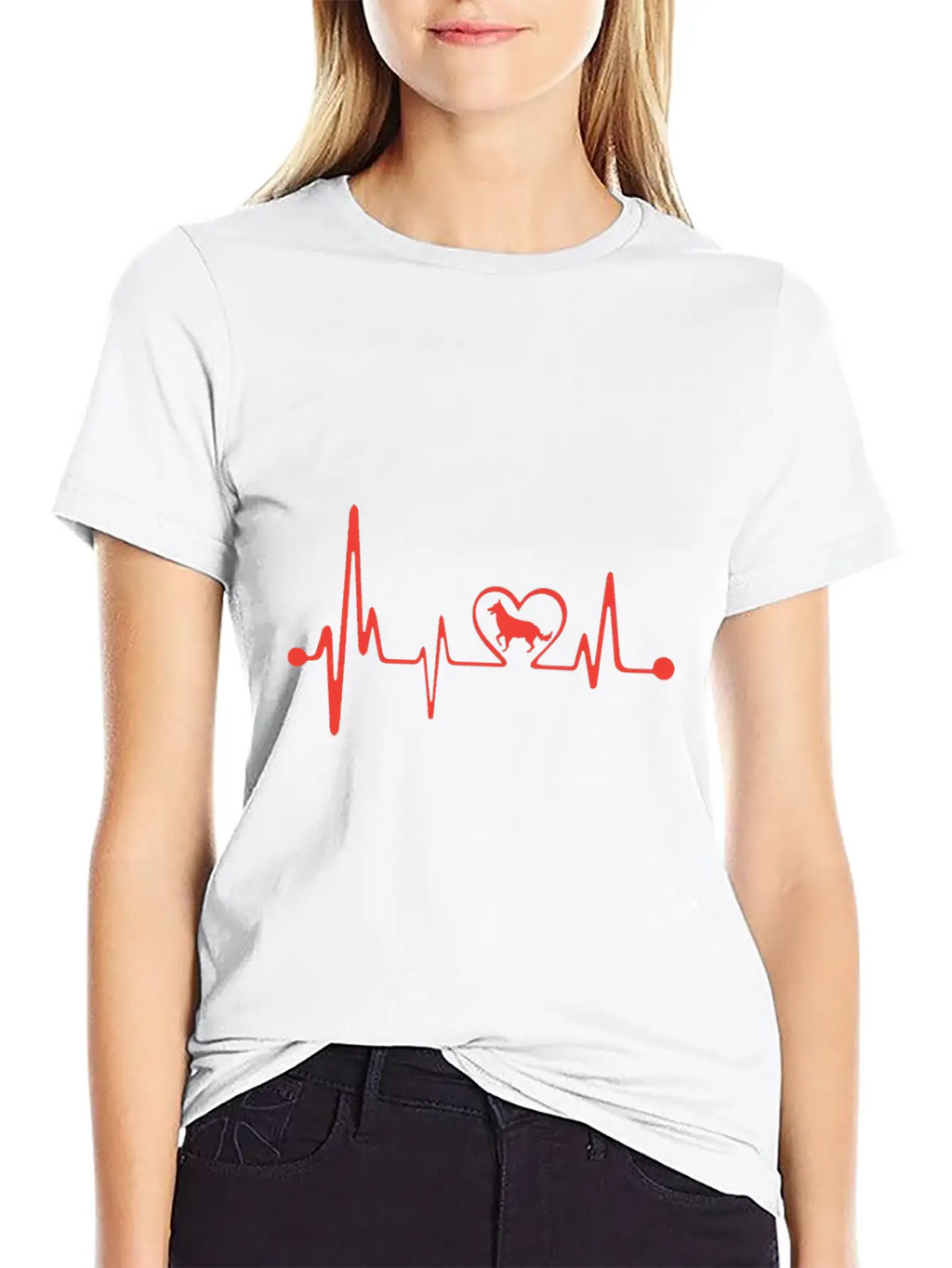 Dog Lover Design Breathable Graphic T-Shirt – Perfect For Casual Days