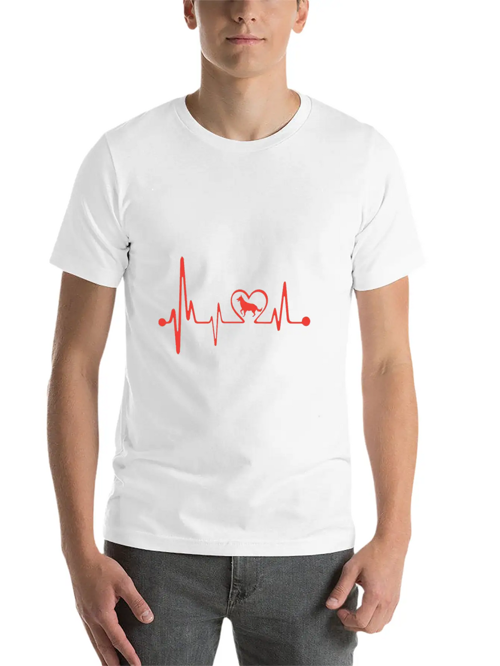 Dog Lover Design Breathable Graphic T-Shirt – Perfect For Casual Days