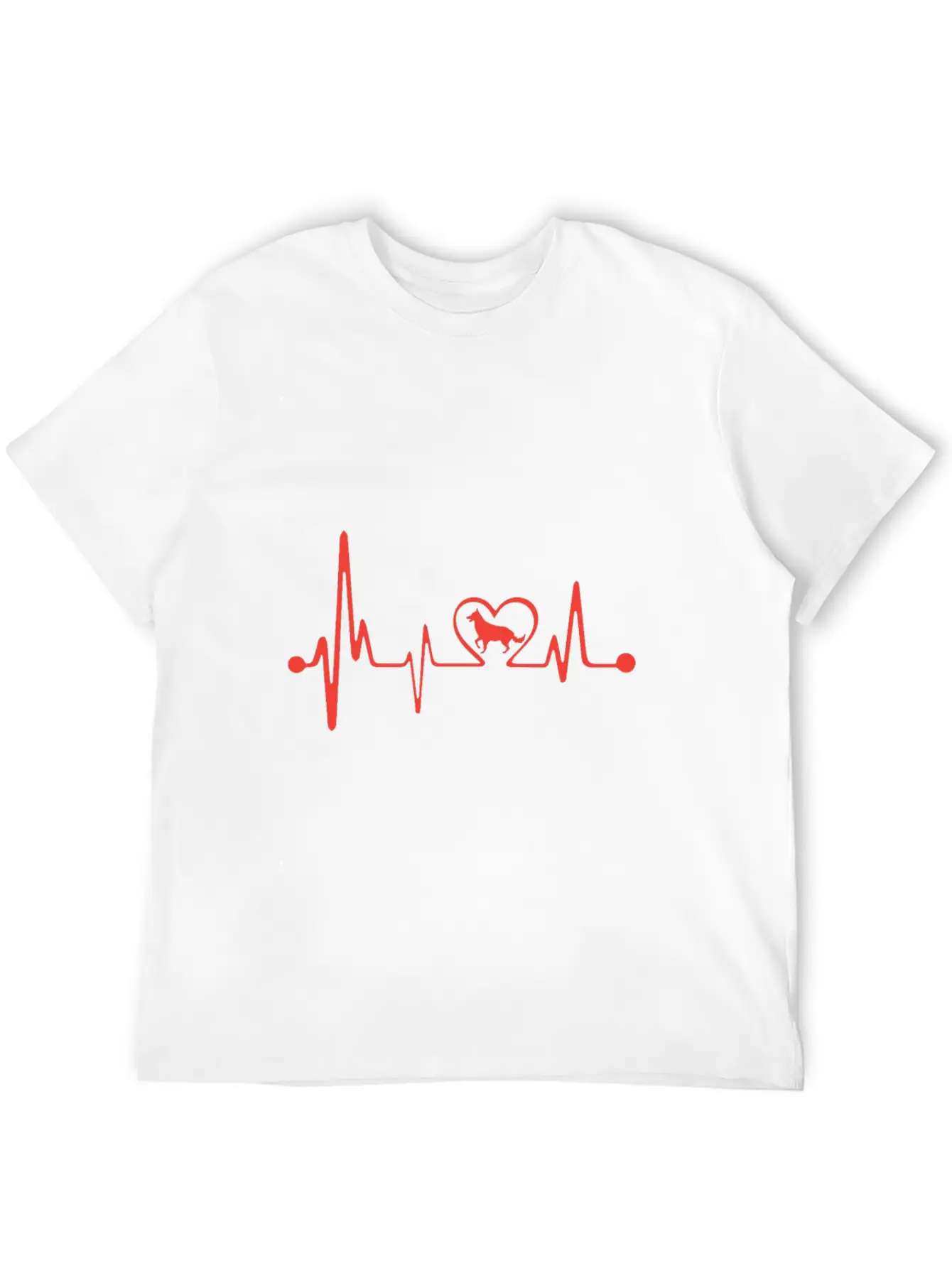 Dog Lover Design Breathable Graphic T-Shirt – Perfect For Casual Days