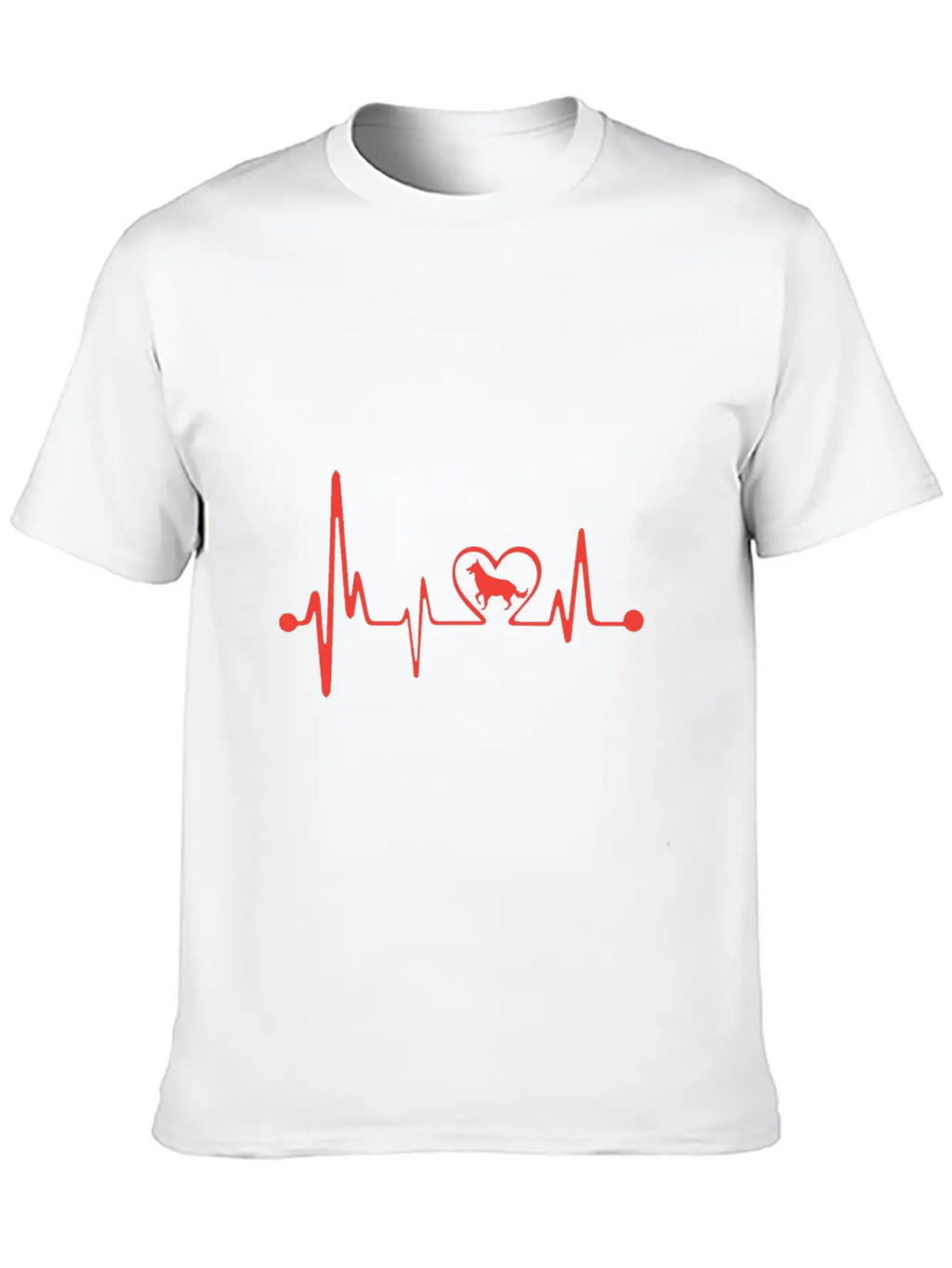 Dog Lover Design Breathable Graphic T-Shirt – Perfect For Casual Days