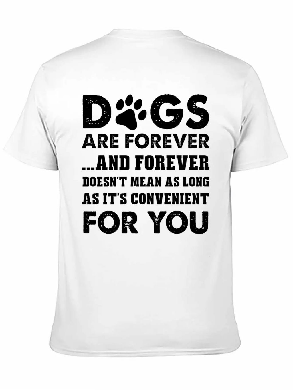 Dog Lover - Doesnt Mean As Long As It's Convenie Timeless Short Sleeve Tee – Comfy And Minimalist Design
