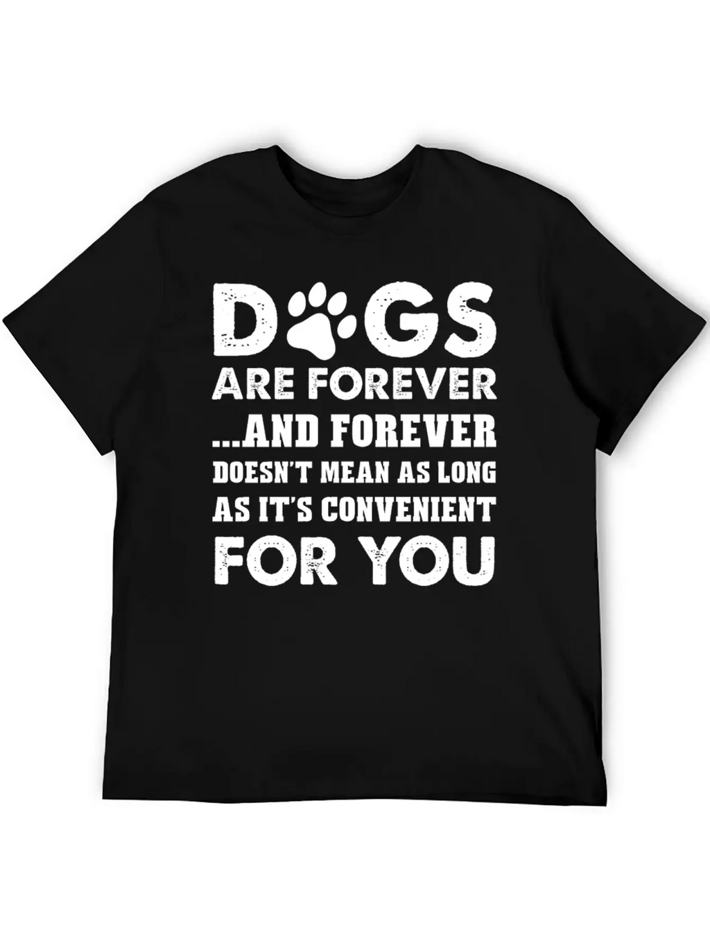 Dog Lover - Doesnt Mean As Long As It's Convenie Timeless Short Sleeve Tee – Comfy And Minimalist Design