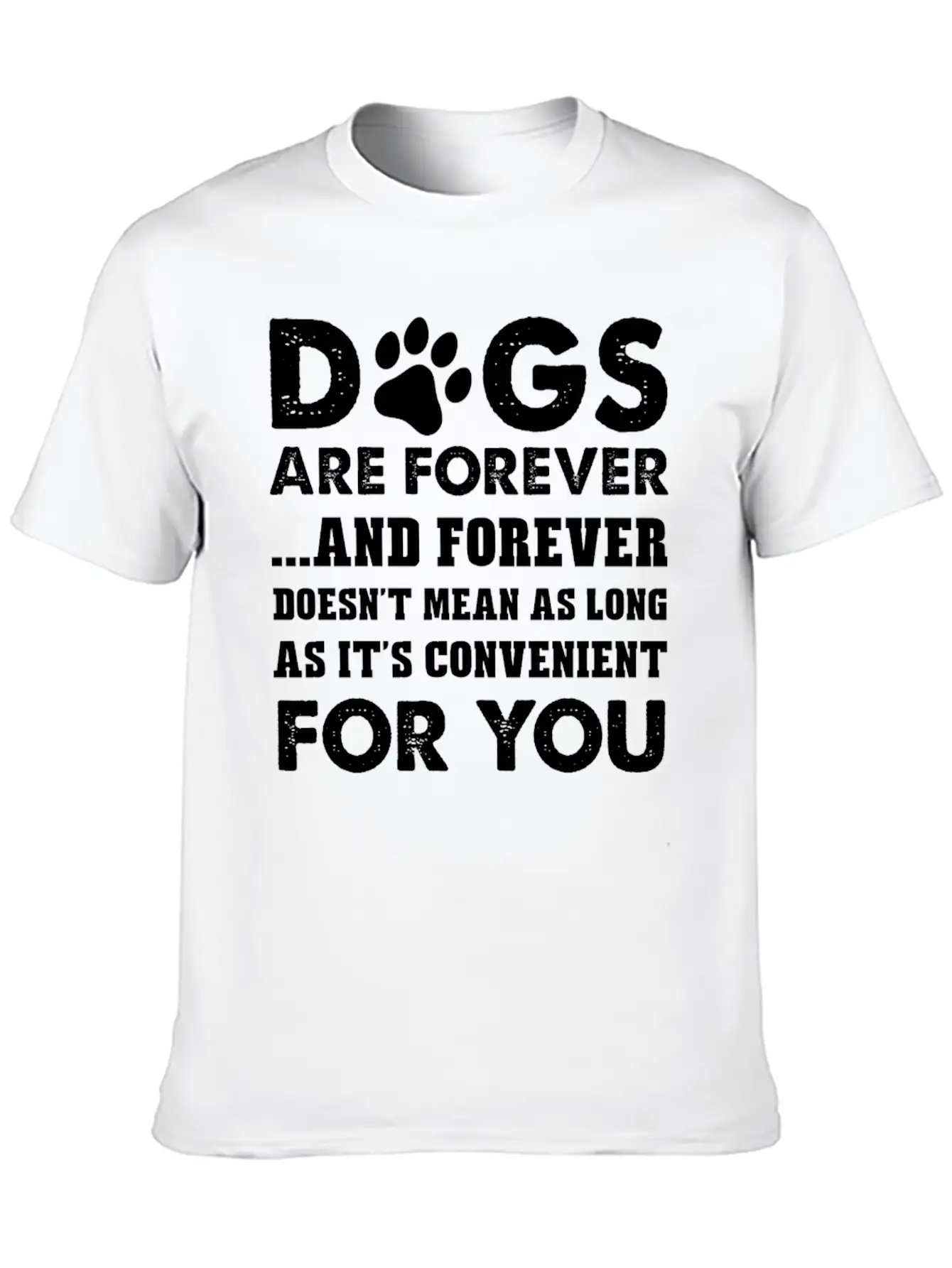 Dog Lover - Doesnt Mean As Long As It's Convenie Timeless Short Sleeve Tee – Comfy And Minimalist Design