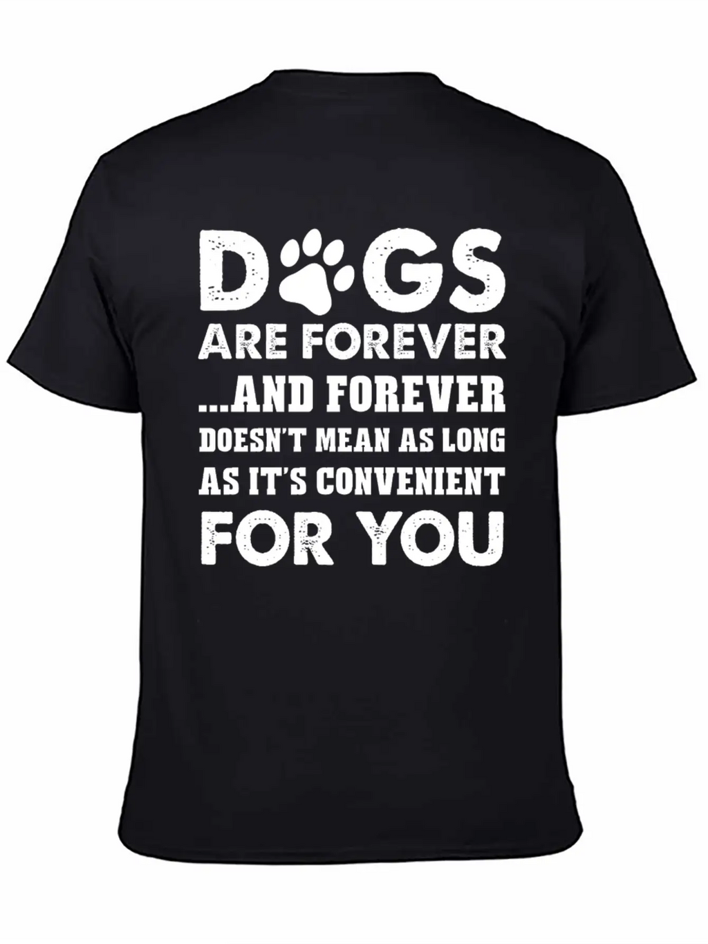 Dog Lover - Doesnt Mean As Long As It's Convenie Timeless Short Sleeve Tee – Comfy And Minimalist Design