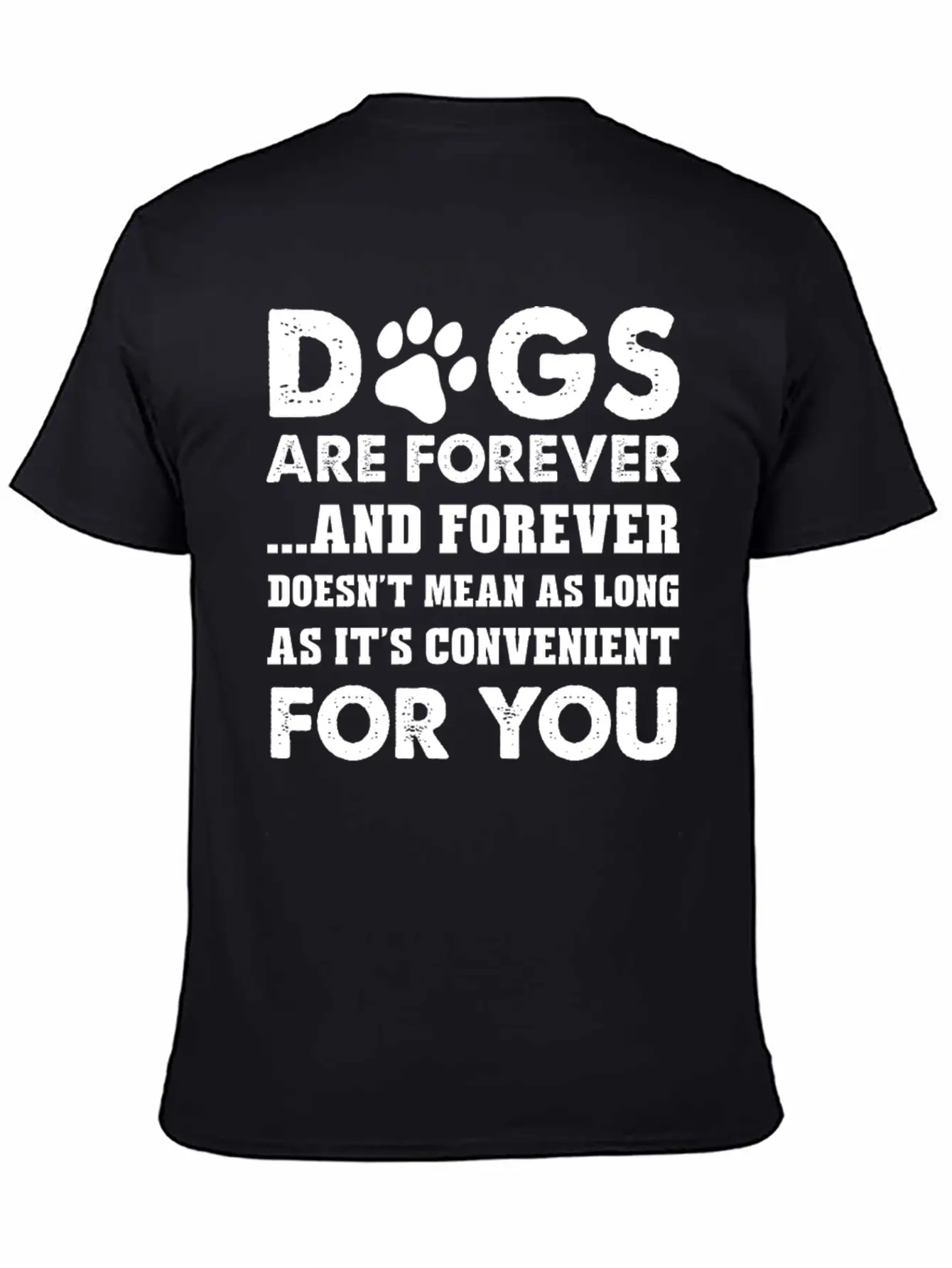Dog Lover - Doesnt Mean As Long As It's Convenie Timeless Short Sleeve Tee – Comfy And Minimalist Design
