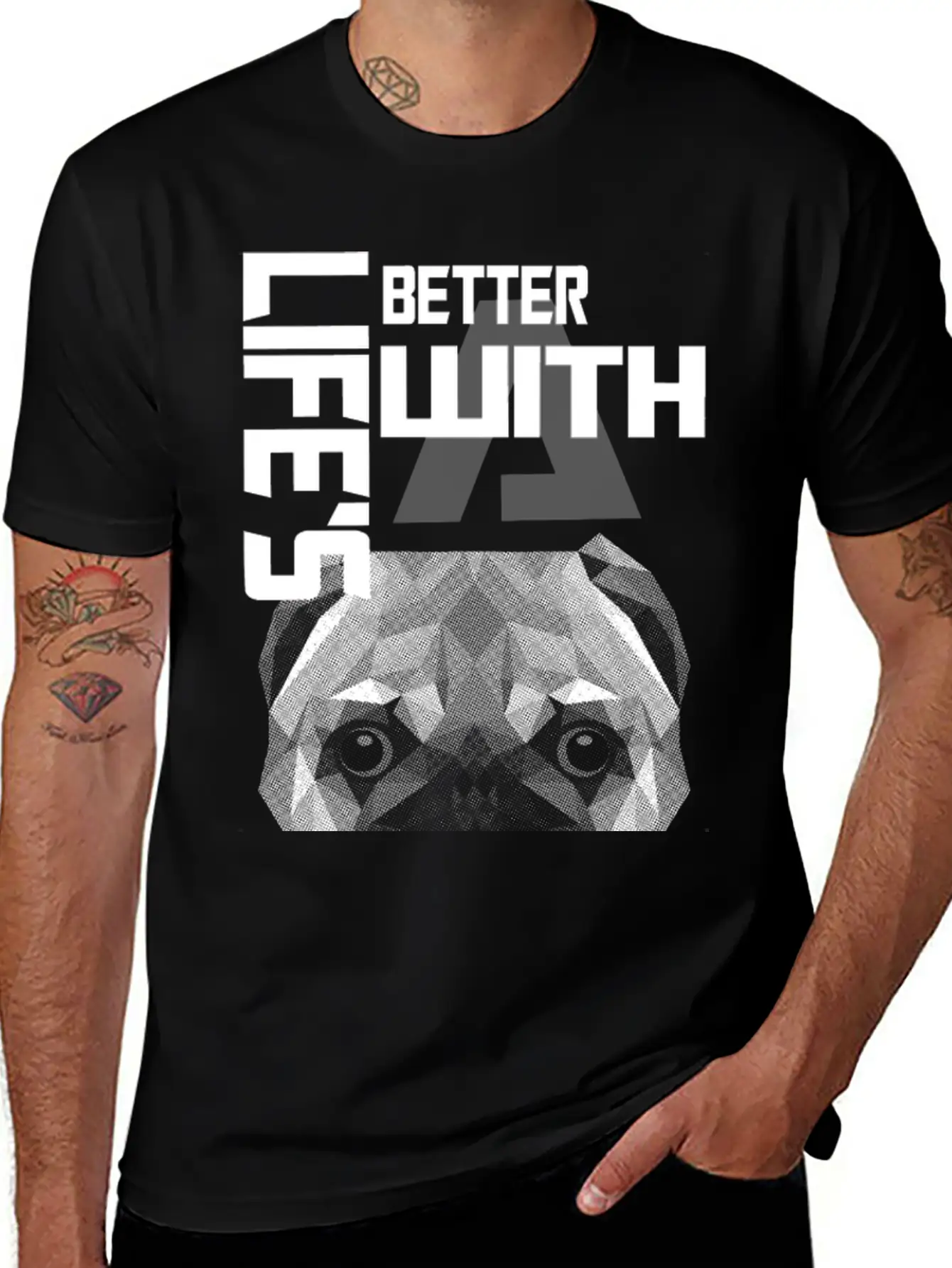 Dog Lover - Life Is Better With A Dog Unisex Casual T-Shirt – Clean Design For Daily Comfort