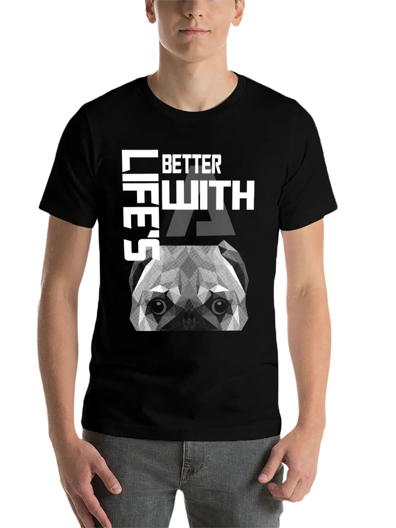 Dog Lover - Life Is Better With A Dog Unisex Casual T-Shirt – Clean Design For Daily Comfort