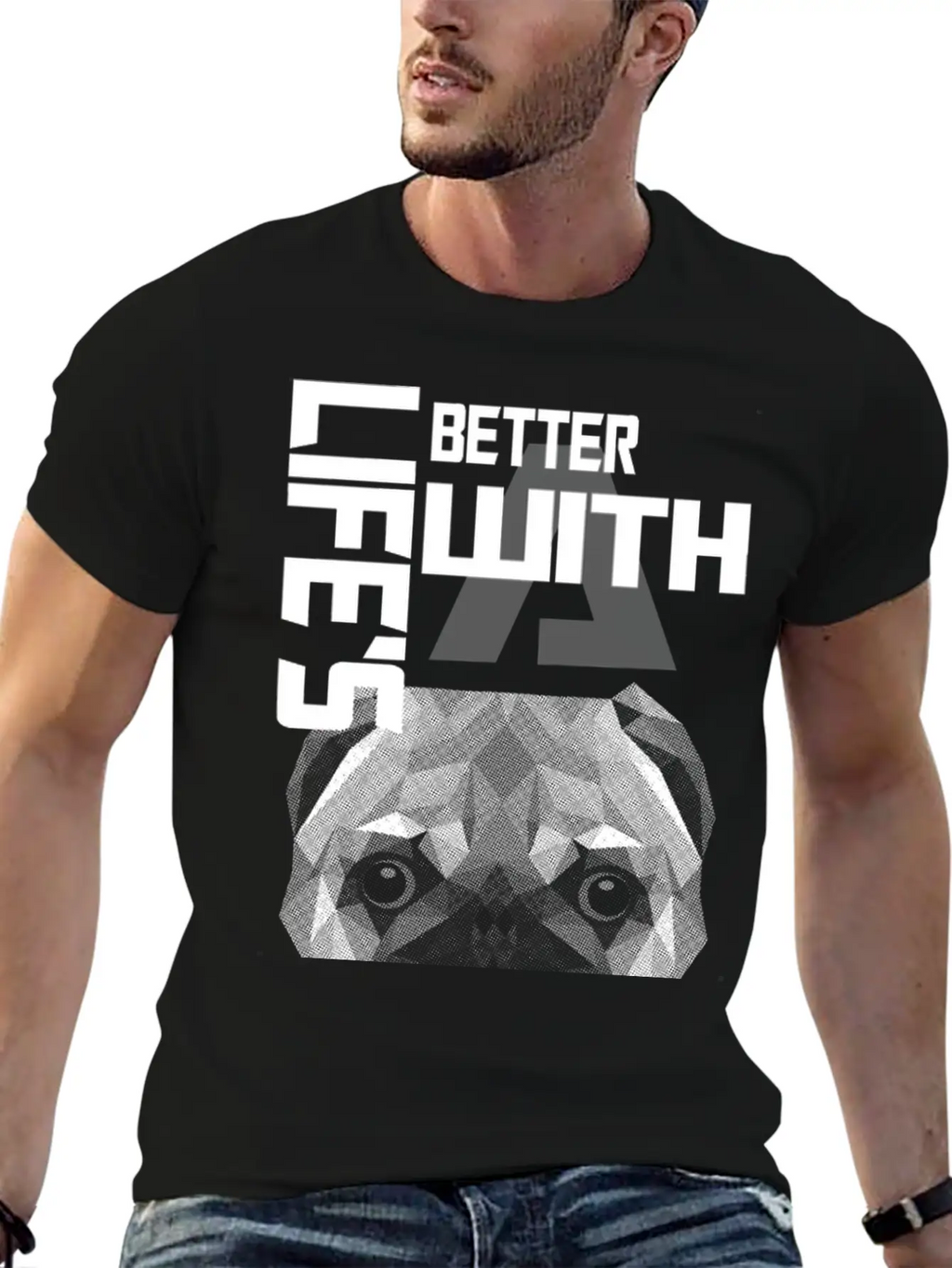 Dog Lover - Life Is Better With A Dog Unisex Casual T-Shirt – Clean Design For Daily Comfort