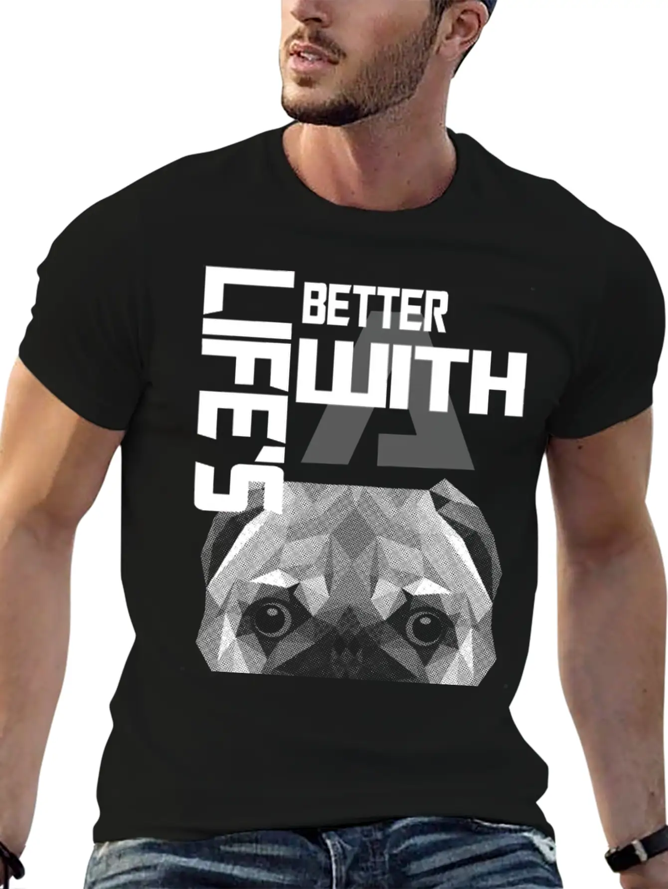 Dog Lover - Life Is Better With A Dog Unisex Casual T-Shirt – Clean Design For Daily Comfort