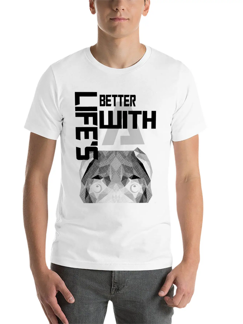 Dog Lover - Life Is Better With A Dog Unisex Casual T-Shirt – Clean Design For Daily Comfort