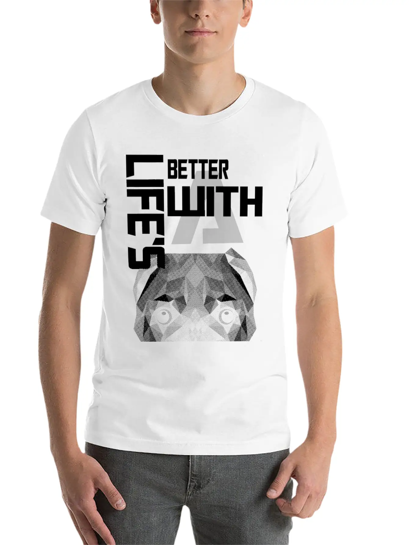 Dog Lover - Life Is Better With A Dog Unisex Casual T-Shirt – Clean Design For Daily Comfort
