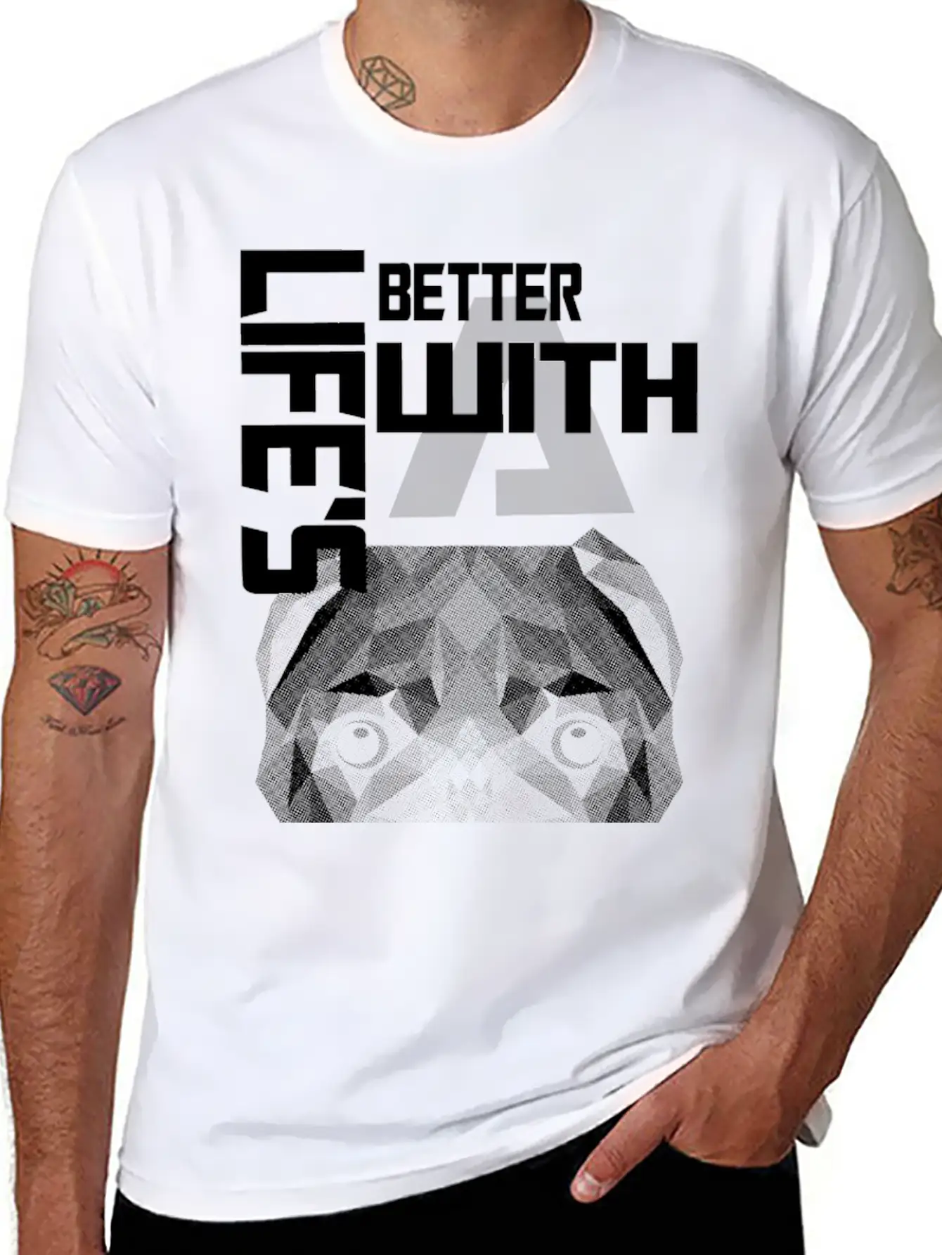 Dog Lover - Life Is Better With A Dog Unisex Casual T-Shirt – Clean Design For Daily Comfort