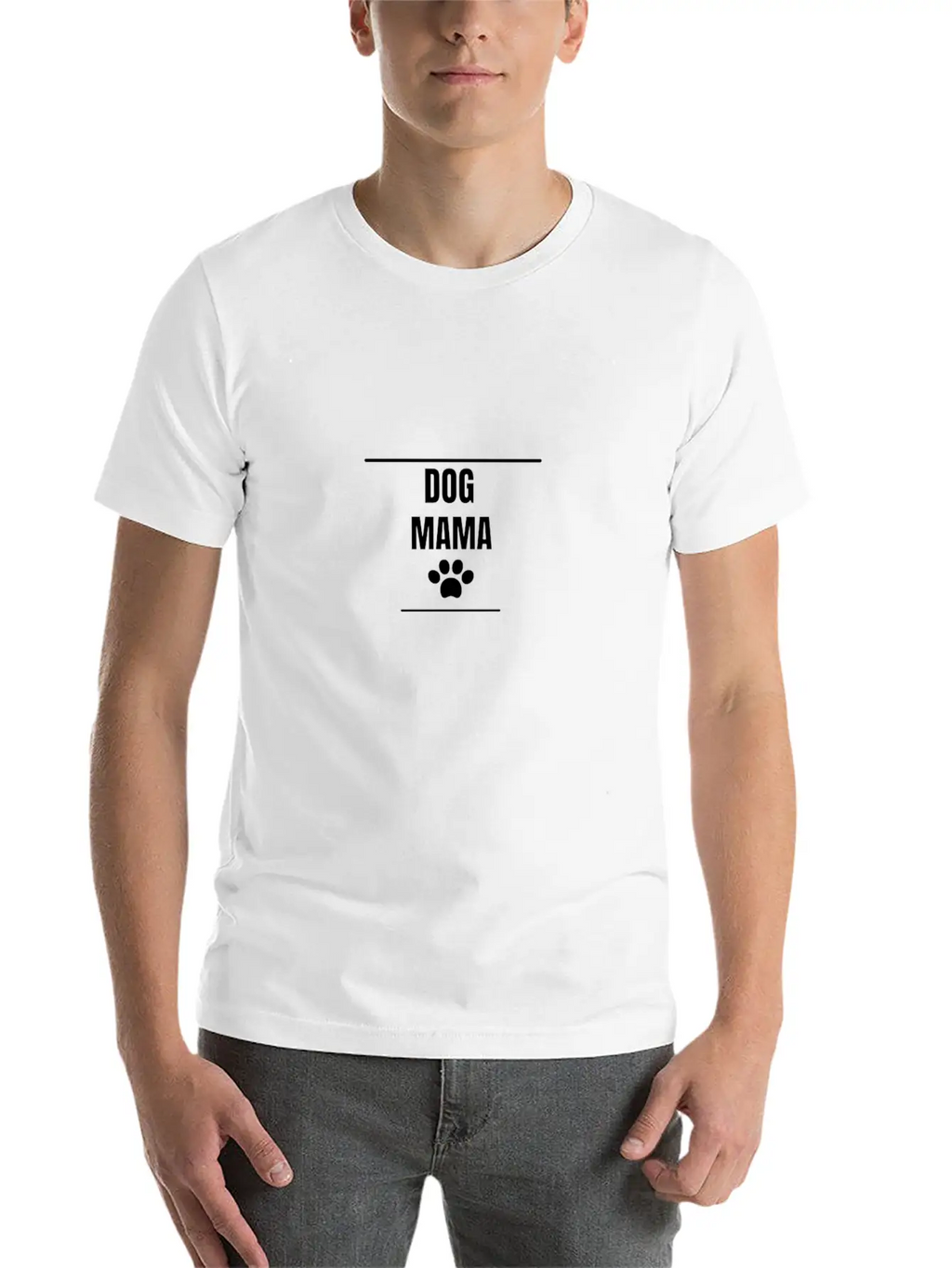 Dog Mama Essential Cotton Tee For Daily Outfits – Unisex Style