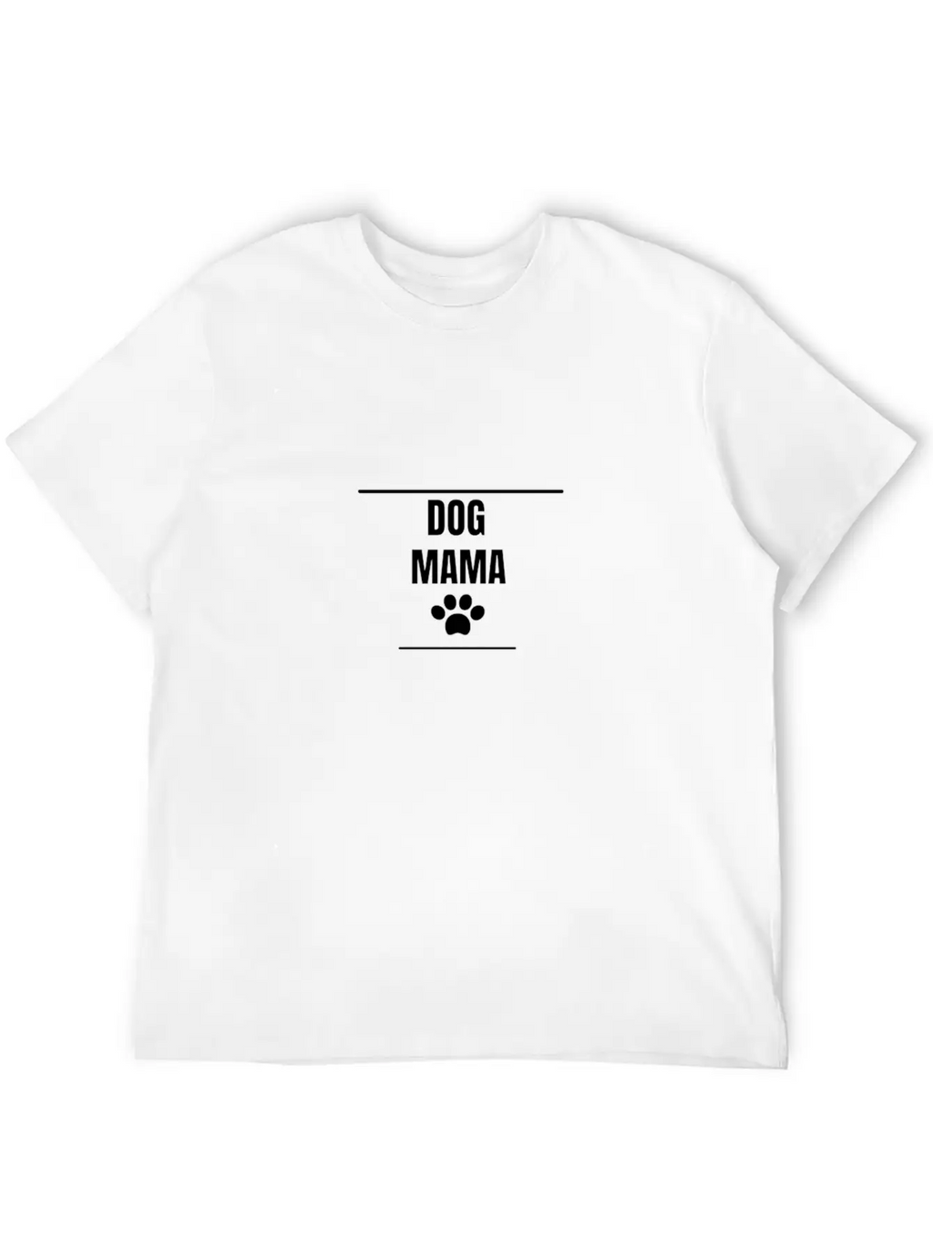 Dog Mama Essential Cotton Tee For Daily Outfits – Unisex Style
