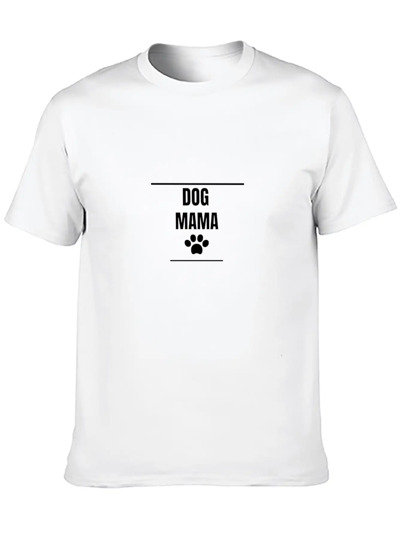 Dog Mama Essential Cotton Tee For Daily Outfits – Unisex Style