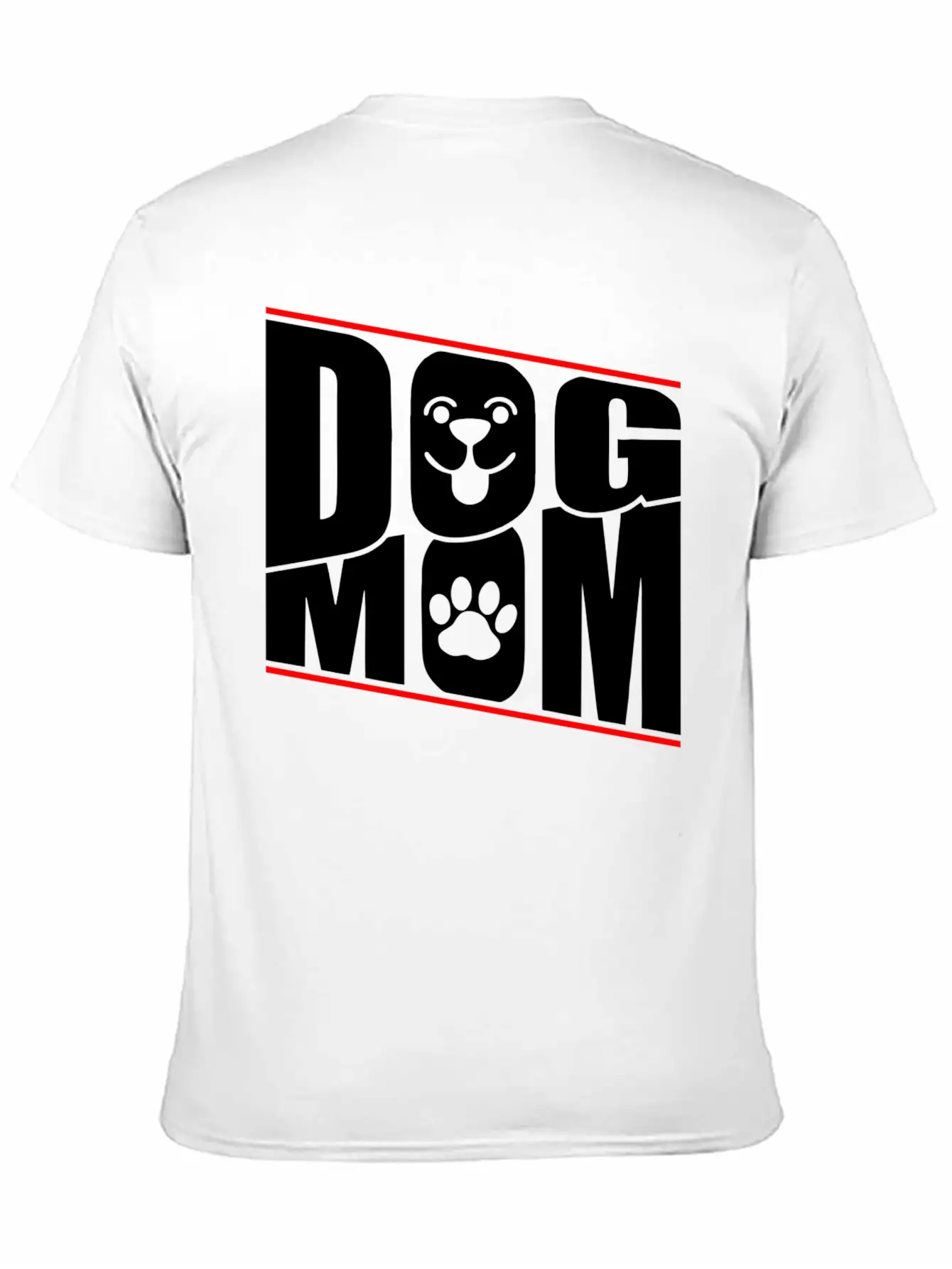 DOG MOM Stylish Everyday T-Shirt – Unisex Basic Cotton Tee