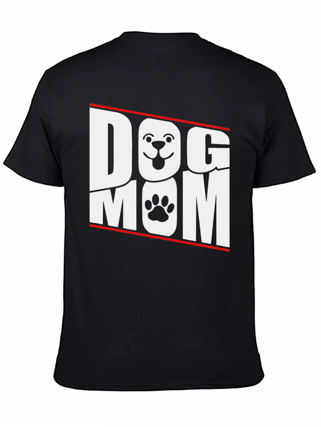 DOG MOM Stylish Everyday T-Shirt – Unisex Basic Cotton Tee