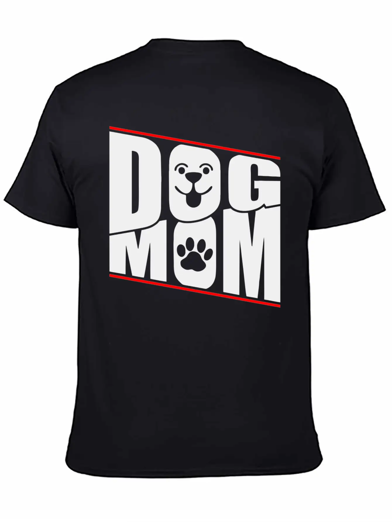 DOG MOM Stylish Everyday T-Shirt – Unisex Basic Cotton Tee