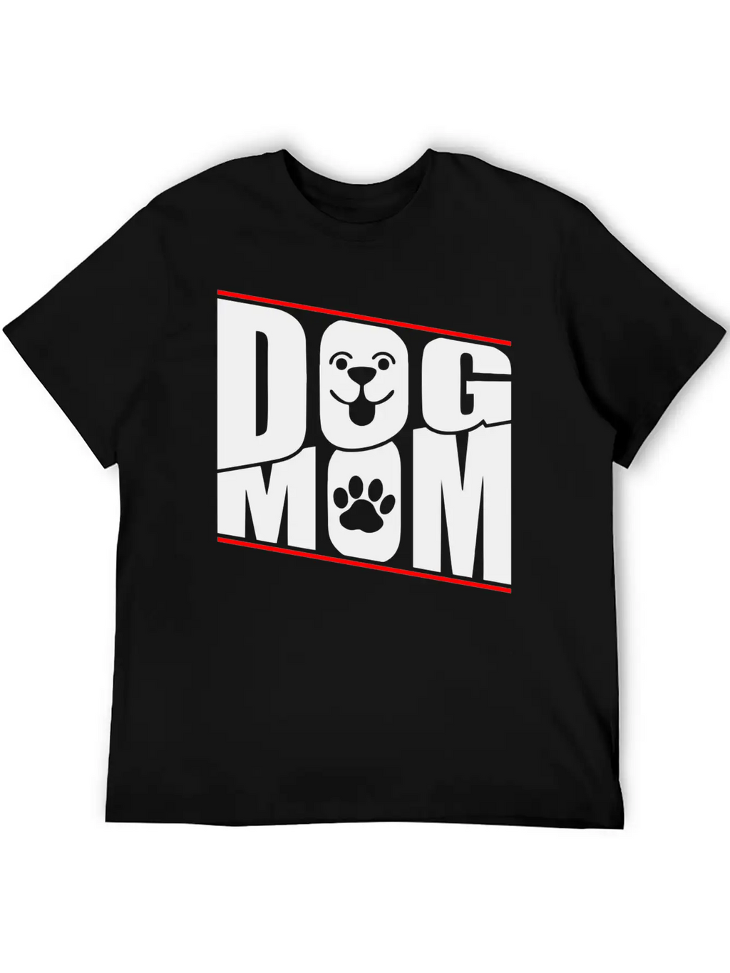 DOG MOM Stylish Everyday T-Shirt – Unisex Basic Cotton Tee
