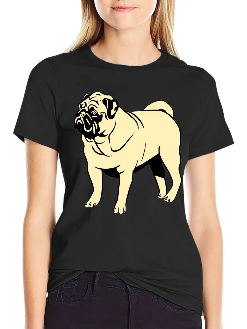 Dog Mops Timeless Short Sleeve Tee – Comfy And Minimalist Design