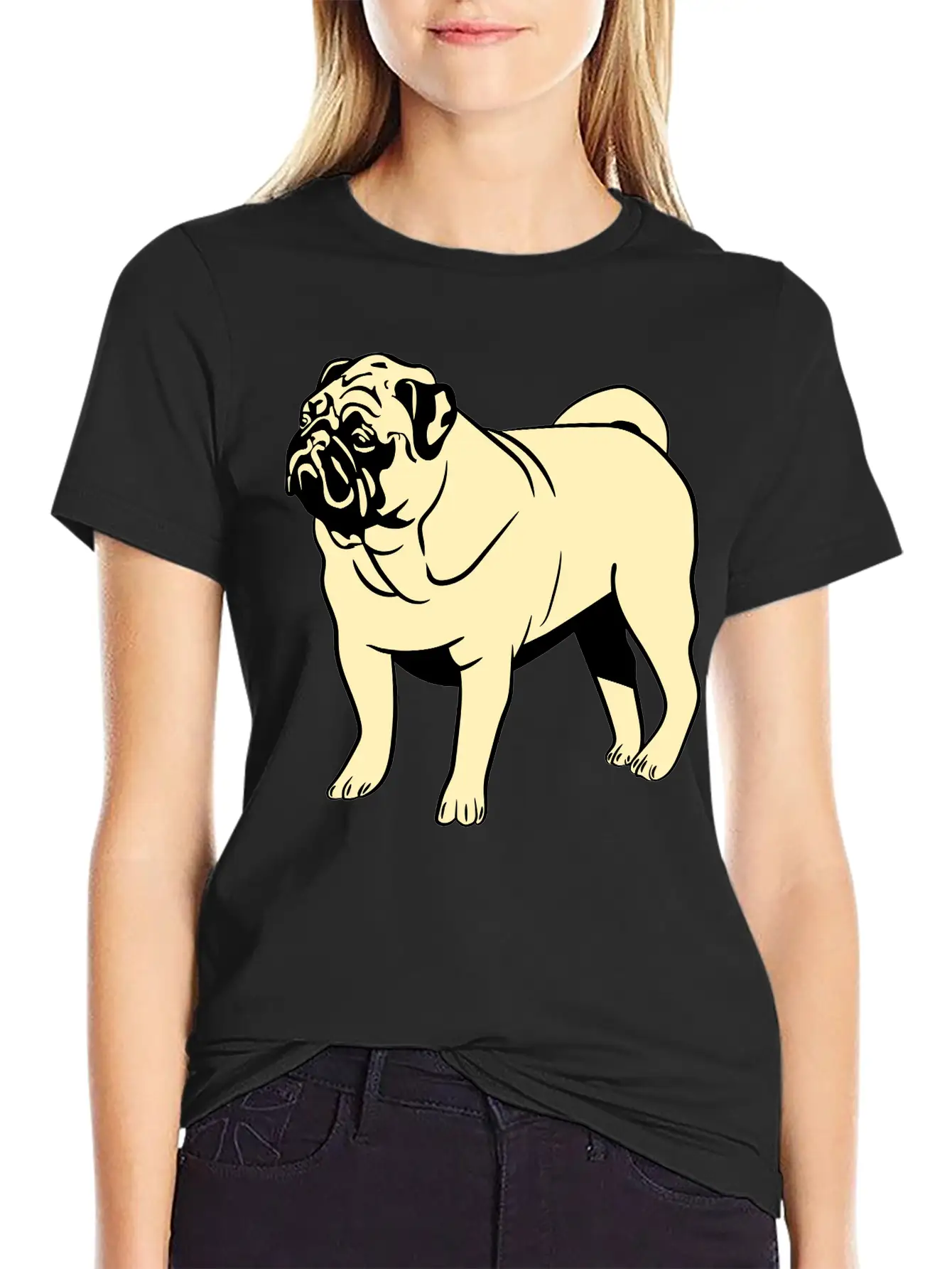 Dog Mops Timeless Short Sleeve Tee – Comfy And Minimalist Design