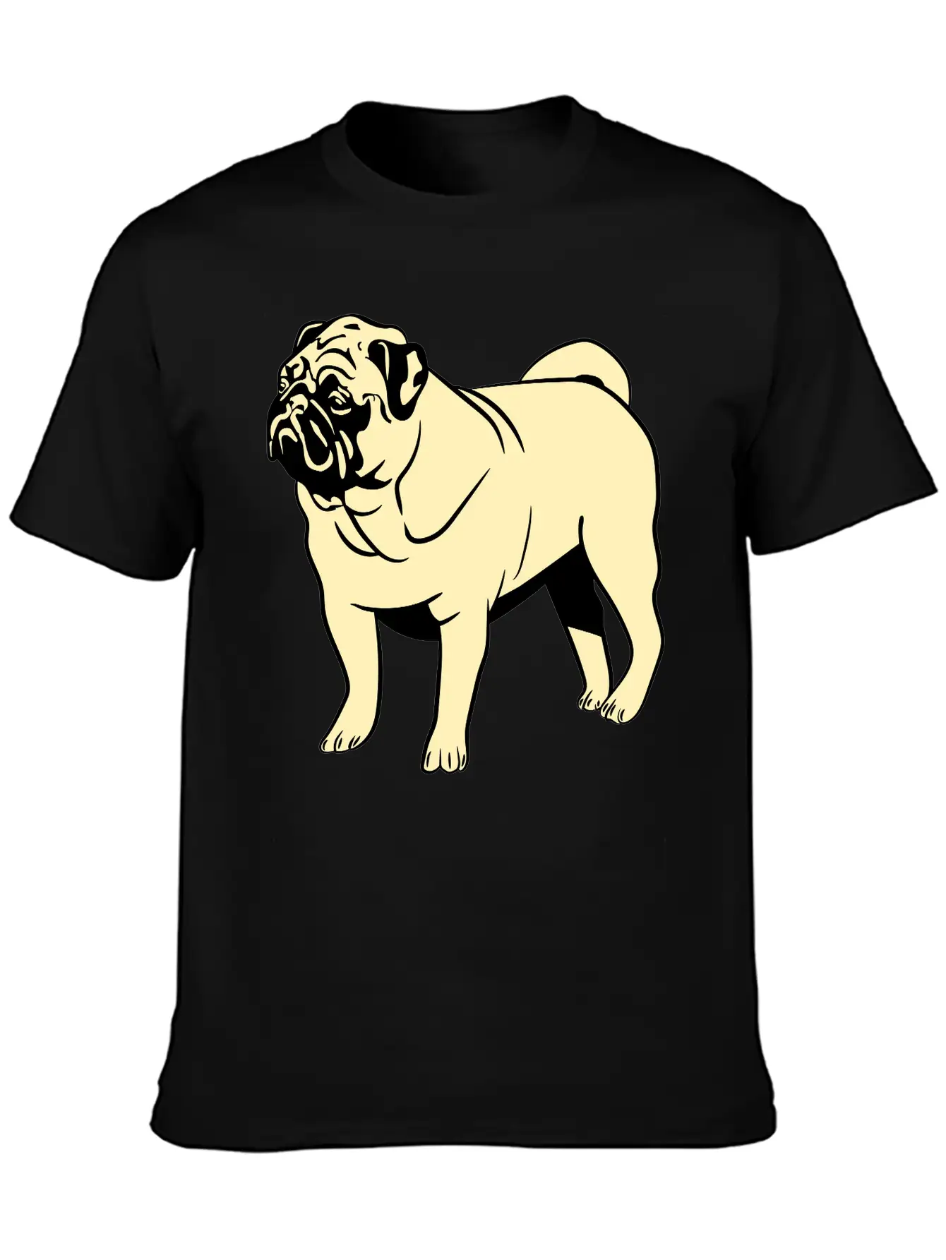 Dog Mops Timeless Short Sleeve Tee – Comfy And Minimalist Design