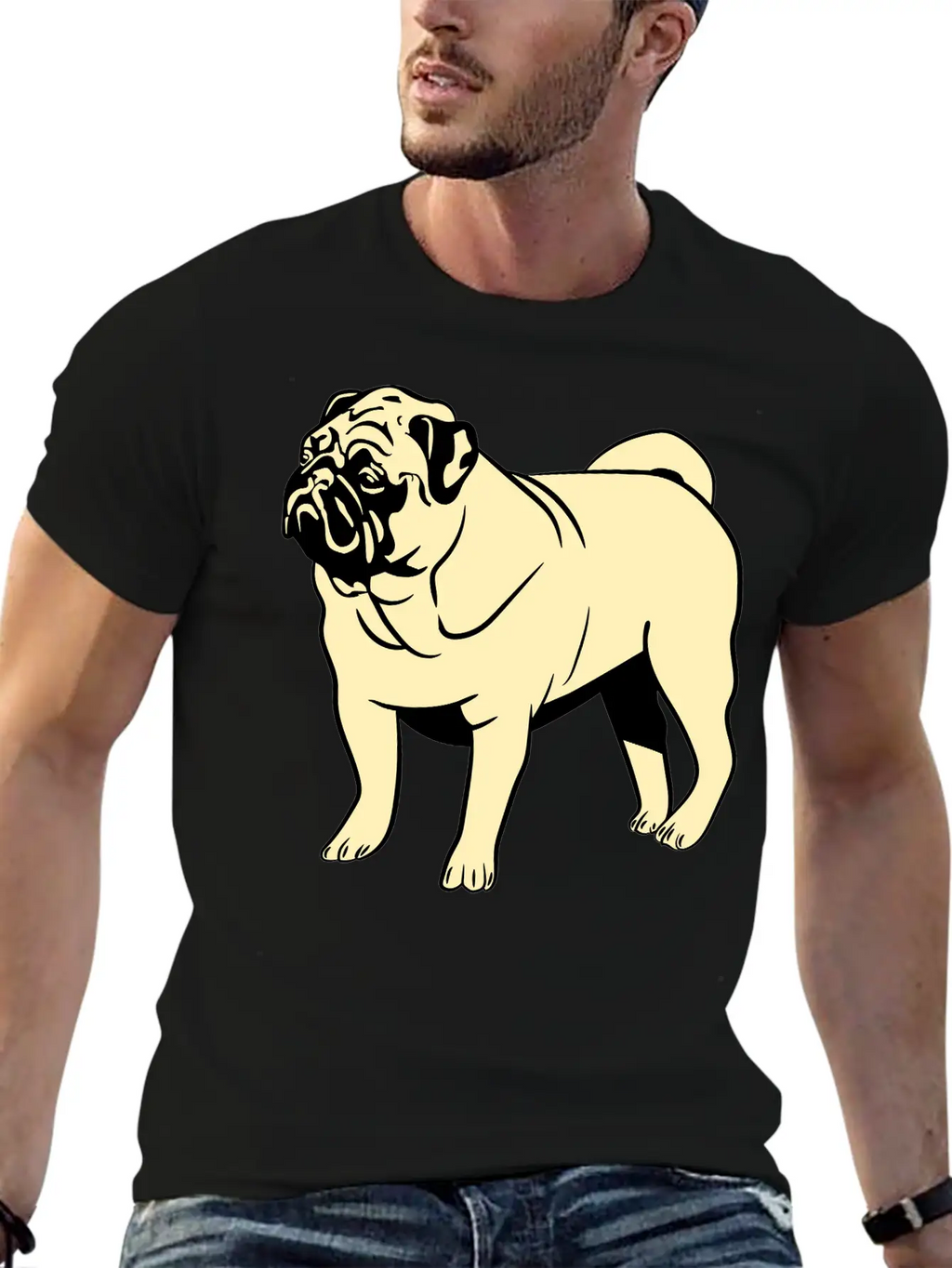 Dog Mops Timeless Short Sleeve Tee – Comfy And Minimalist Design