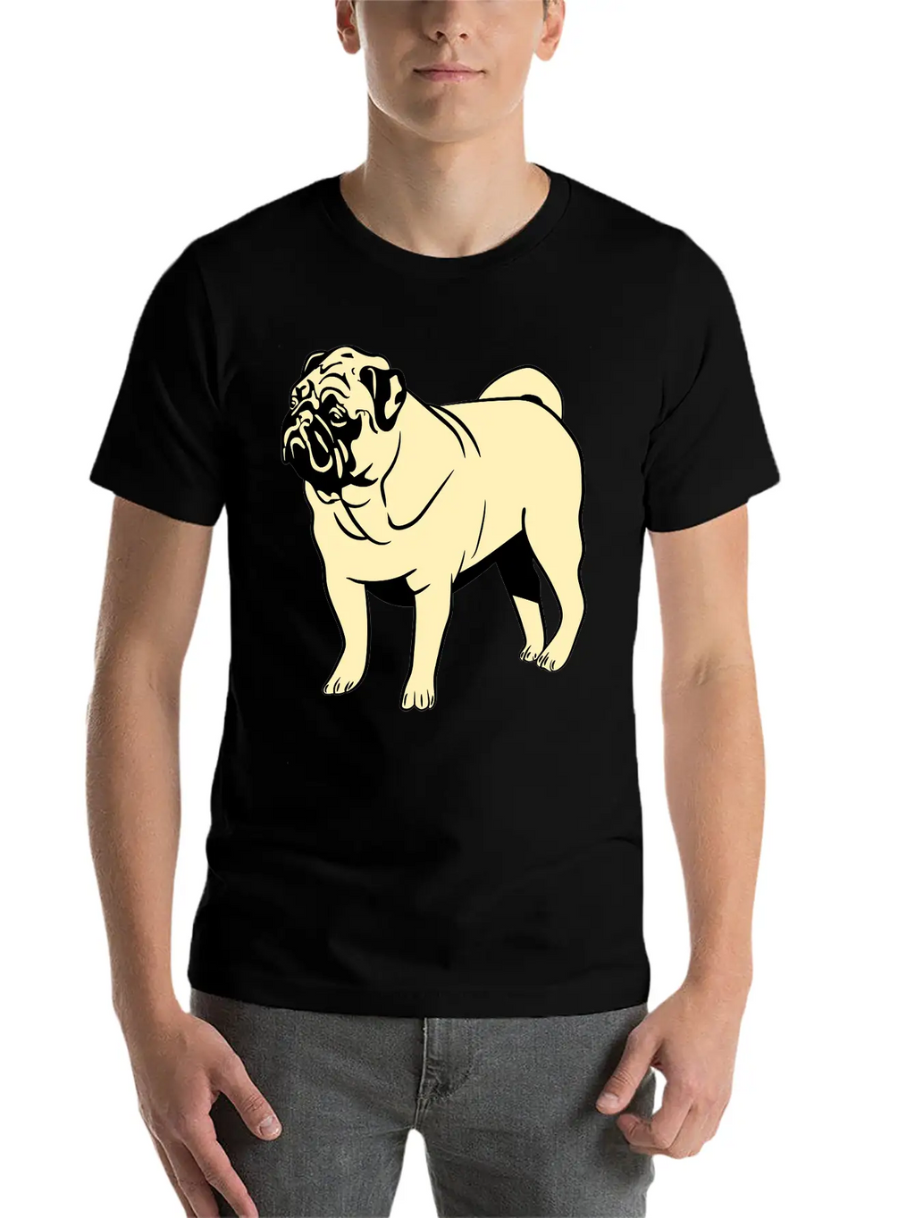 Dog Mops Timeless Short Sleeve Tee – Comfy And Minimalist Design
