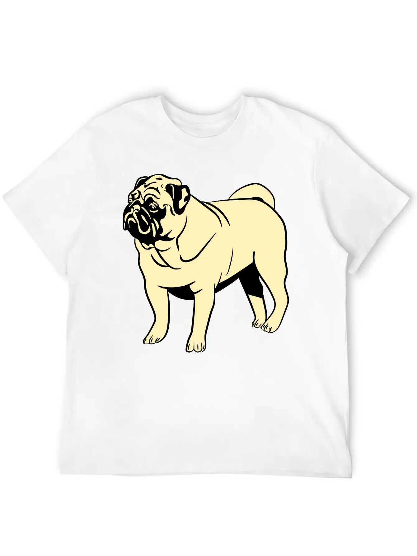 Dog Mops Timeless Short Sleeve Tee – Comfy And Minimalist Design