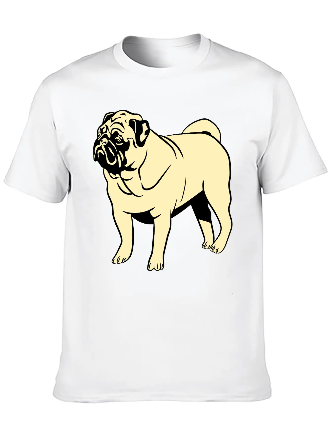 Dog Mops Timeless Short Sleeve Tee – Comfy And Minimalist Design