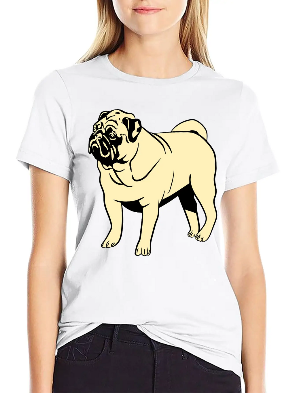 Dog Mops Timeless Short Sleeve Tee – Comfy And Minimalist Design