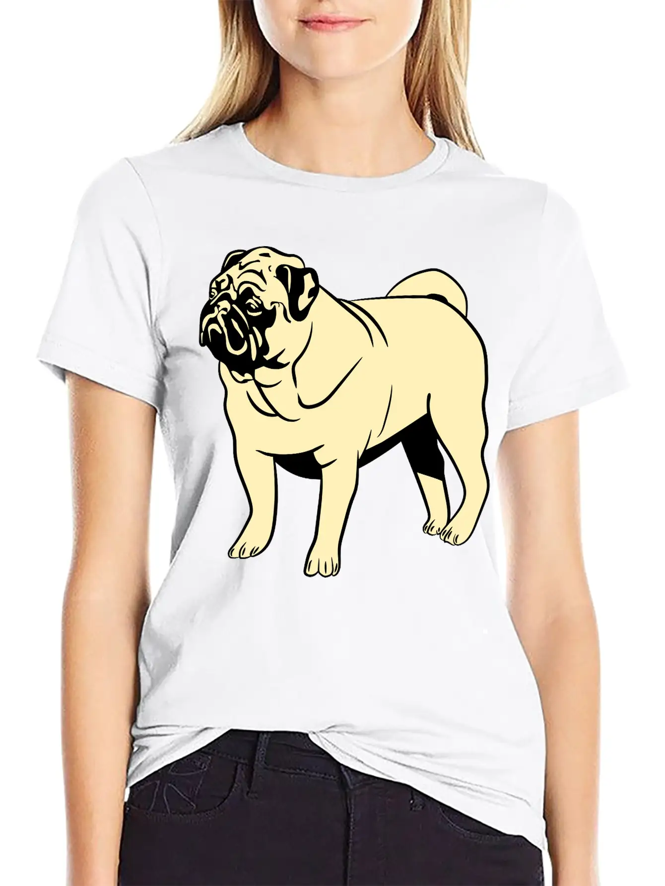 Dog Mops Timeless Short Sleeve Tee – Comfy And Minimalist Design