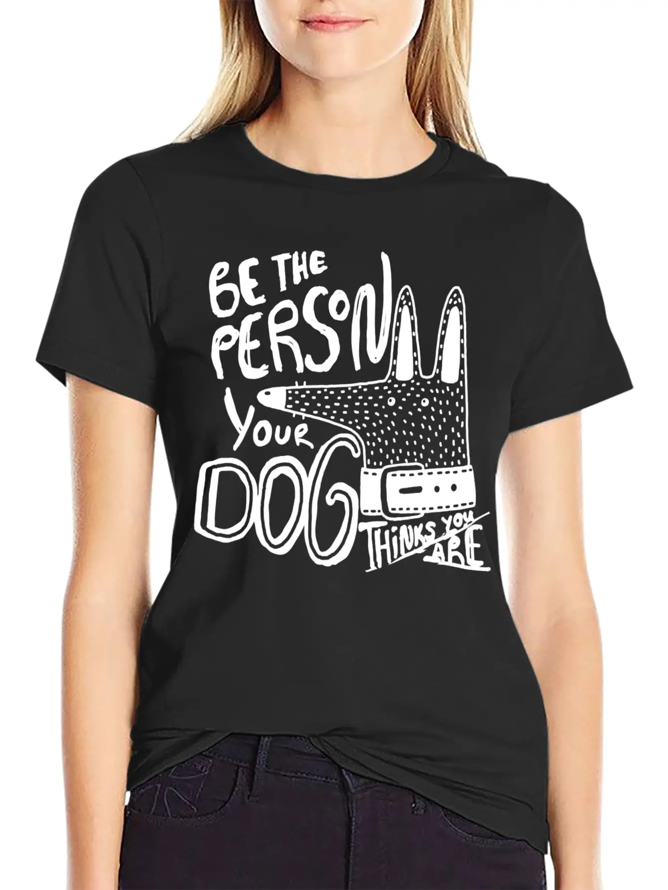 Dog Owner Be The Person Your Dog Thinks You Are Classic Cotton Tee – Unisex Comfort For Any Season