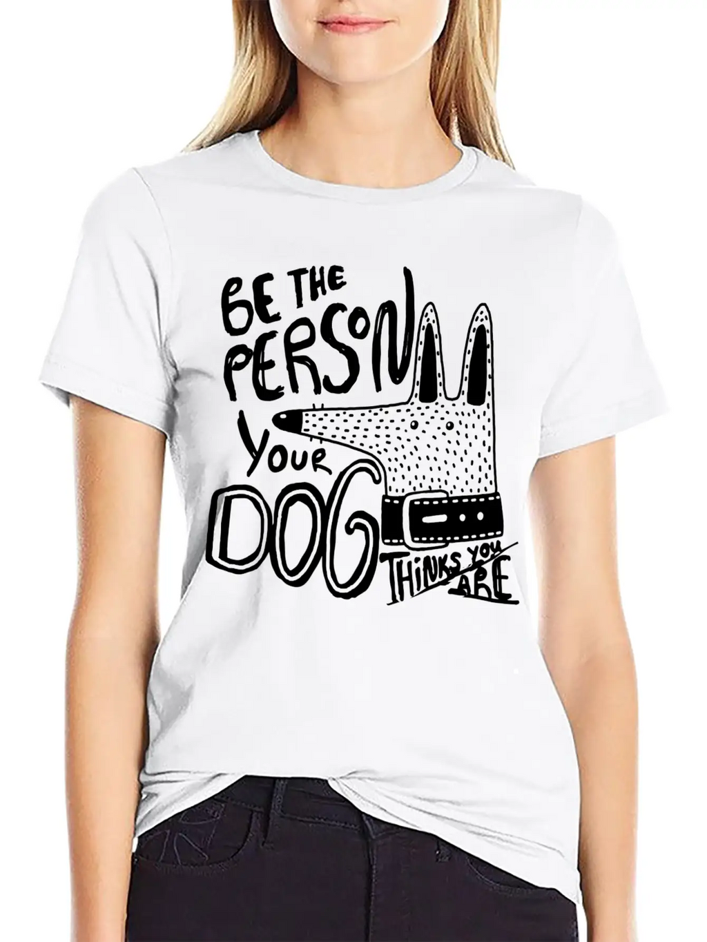 Dog Owner Be The Person Your Dog Thinks You Are Classic Cotton Tee – Unisex Comfort For Any Season