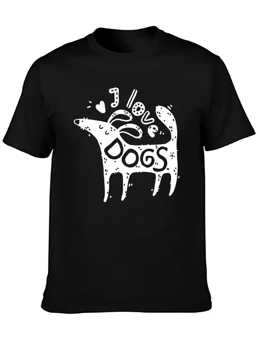 Dog Owner Dog Lover I Love Dogs Pet Puppy Breathable Graphic T-Shirt – Perfect For Casual Days