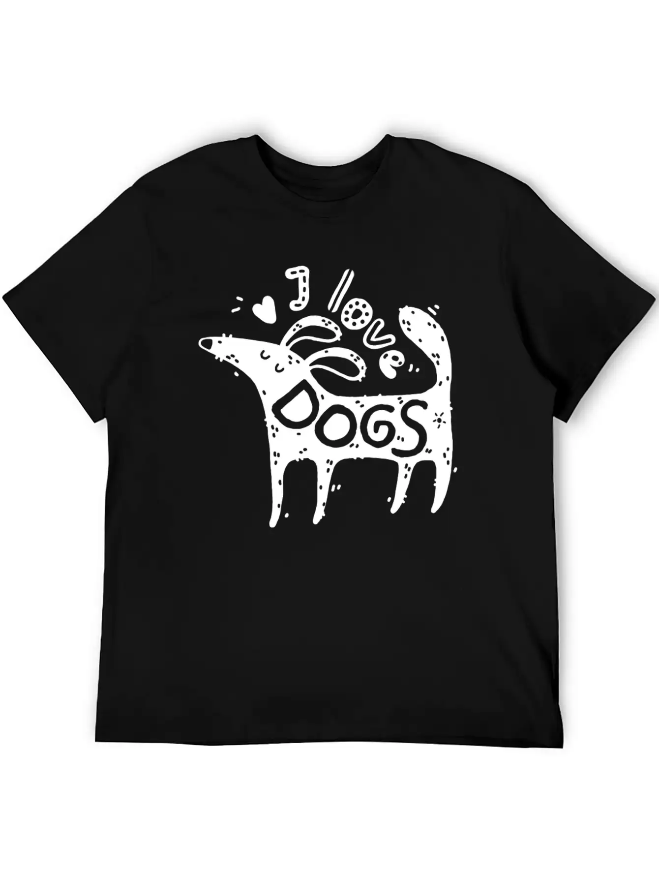 Dog Owner Dog Lover I Love Dogs Pet Puppy Breathable Graphic T-Shirt – Perfect For Casual Days