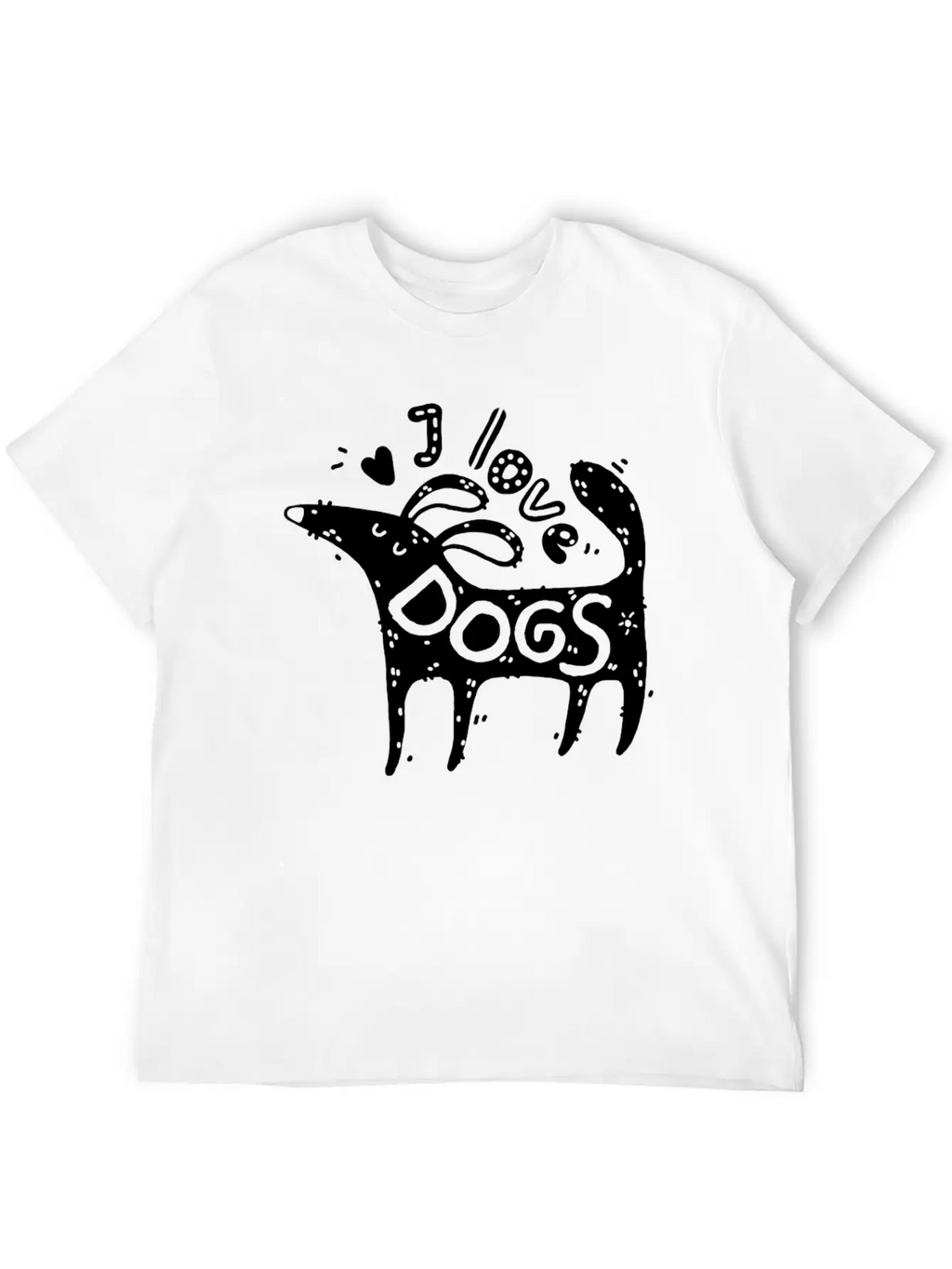 Dog Owner Dog Lover I Love Dogs Pet Puppy Breathable Graphic T-Shirt – Perfect For Casual Days