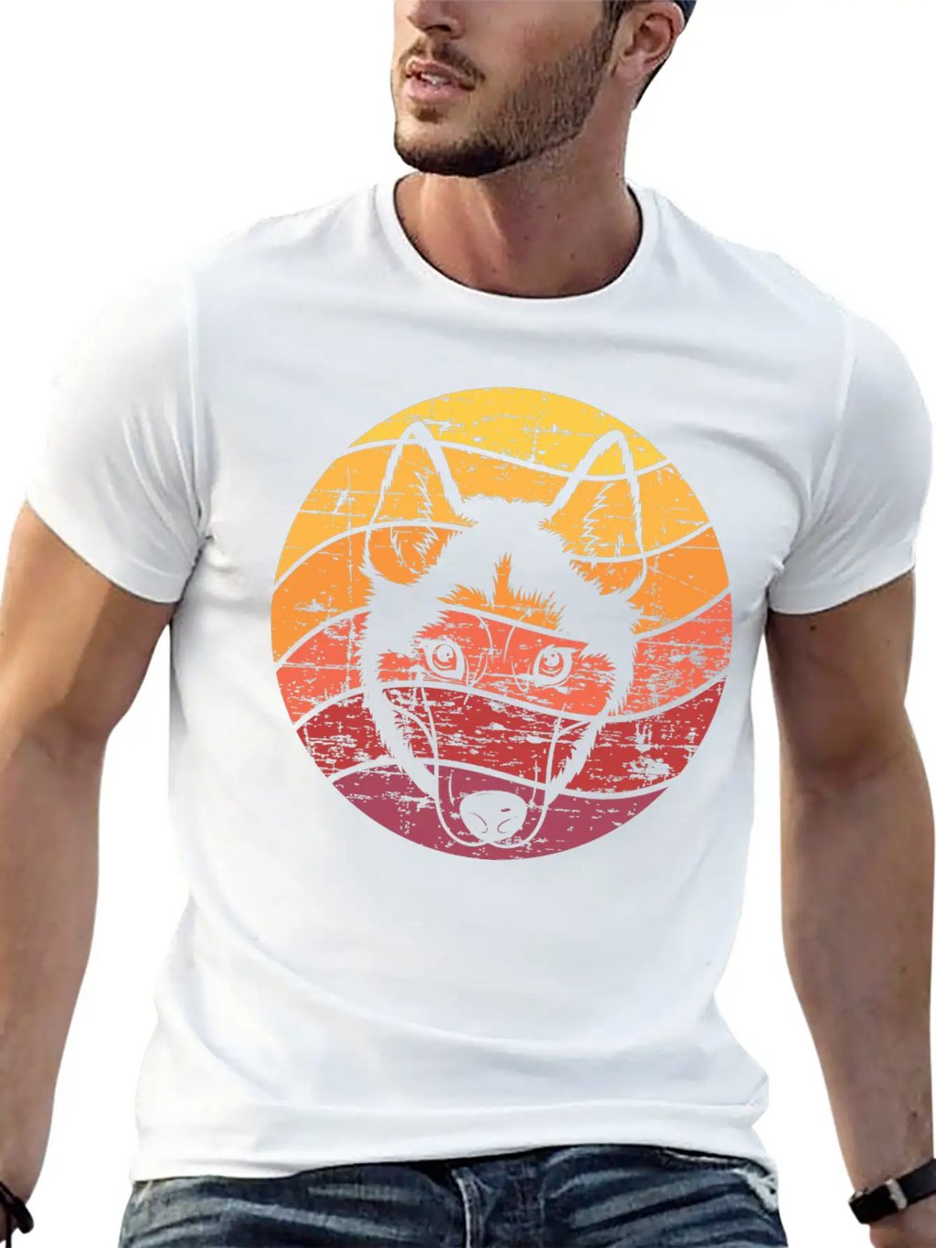 Dog Owner Gift Husky Sled Dog Timeless Short Sleeve Tee – Comfy And Minimalist Design