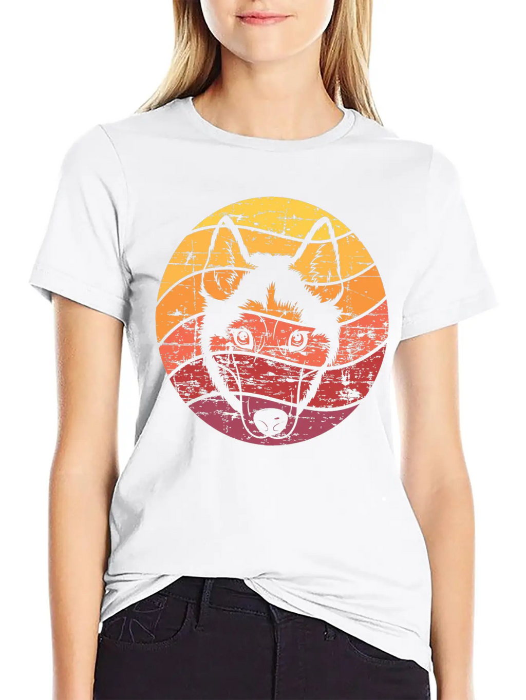 Dog Owner Gift Husky Sled Dog Timeless Short Sleeve Tee – Comfy And Minimalist Design