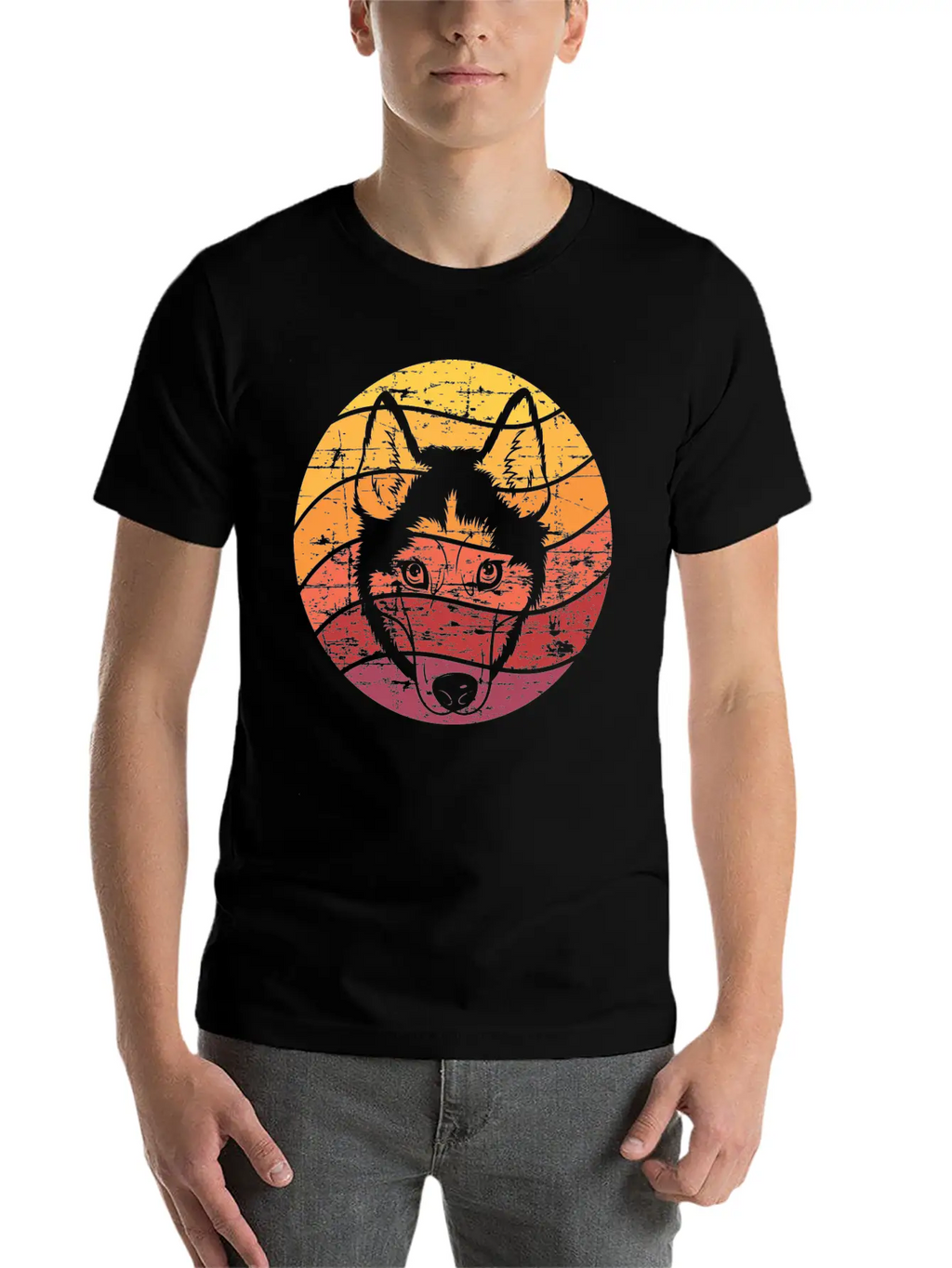 Dog Owner Gift Husky Sled Dog Timeless Short Sleeve Tee – Comfy And Minimalist Design