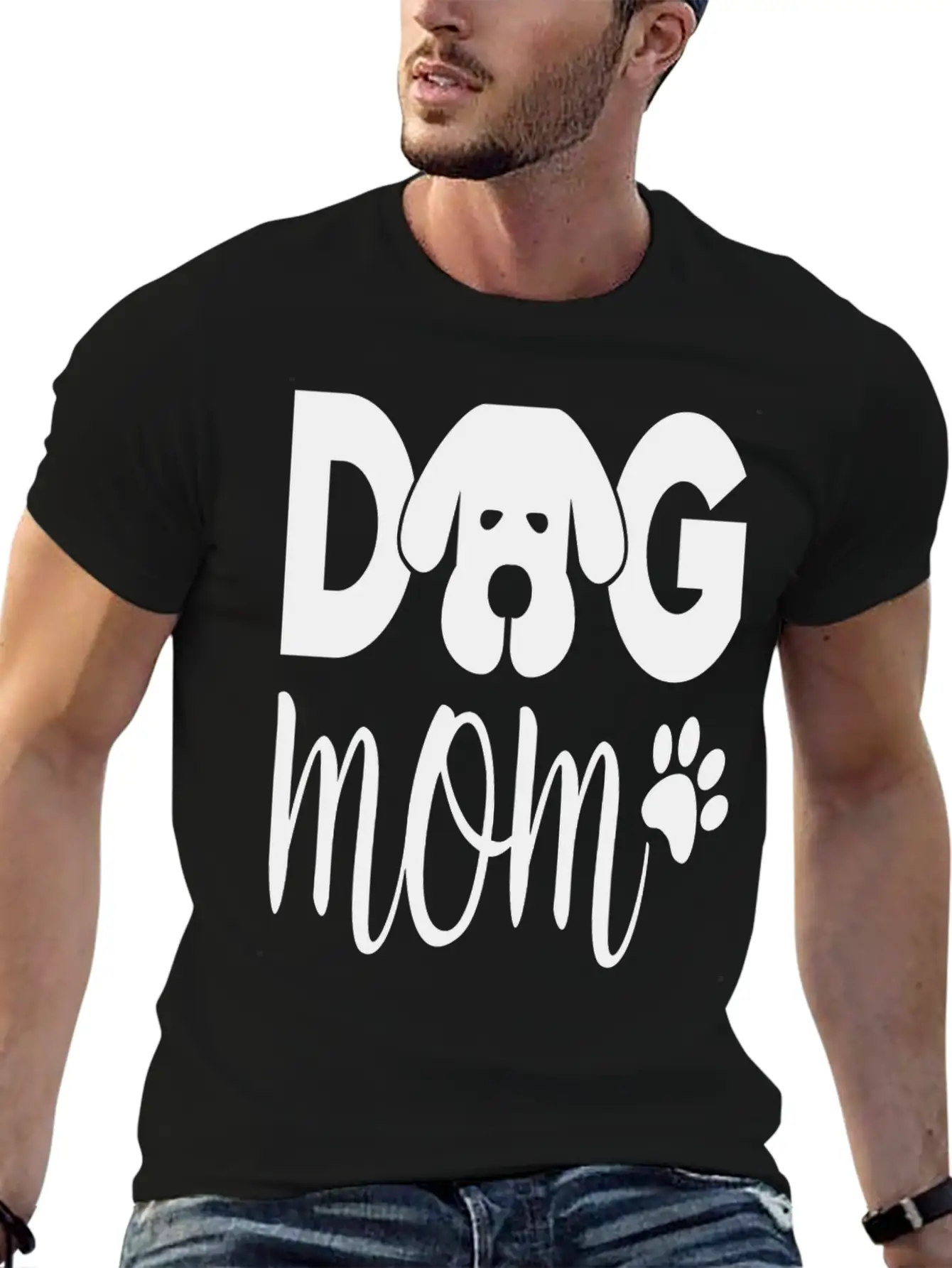 Dog Owner Matching Essential Cotton Tee For Daily Outfits – Unisex Style