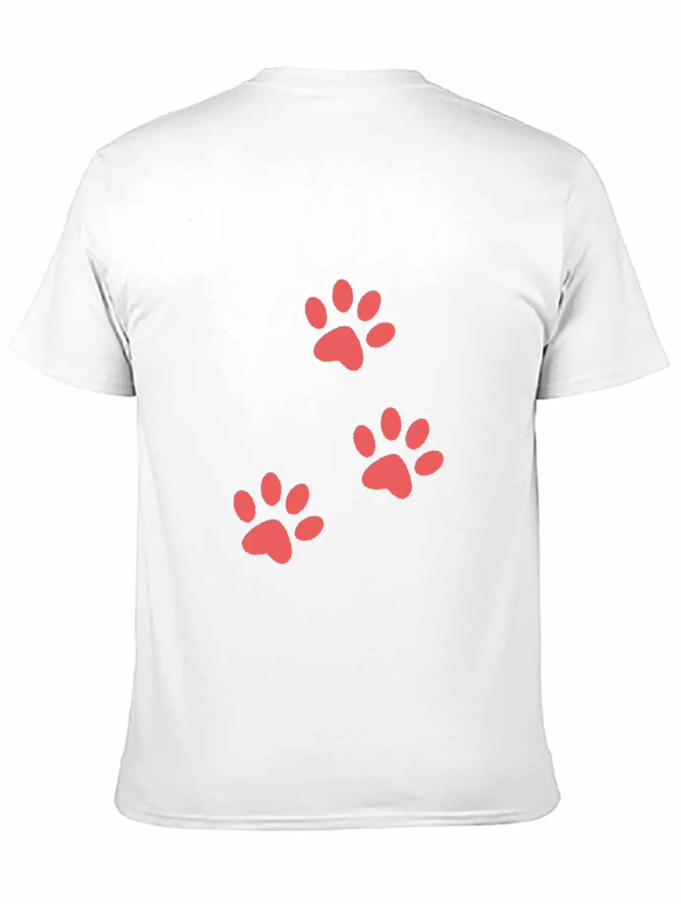 Dog Paw Design For Dog Lover Best Dog Loving Sign Unisex Casual T-Shirt – Clean Design For Daily Comfort
