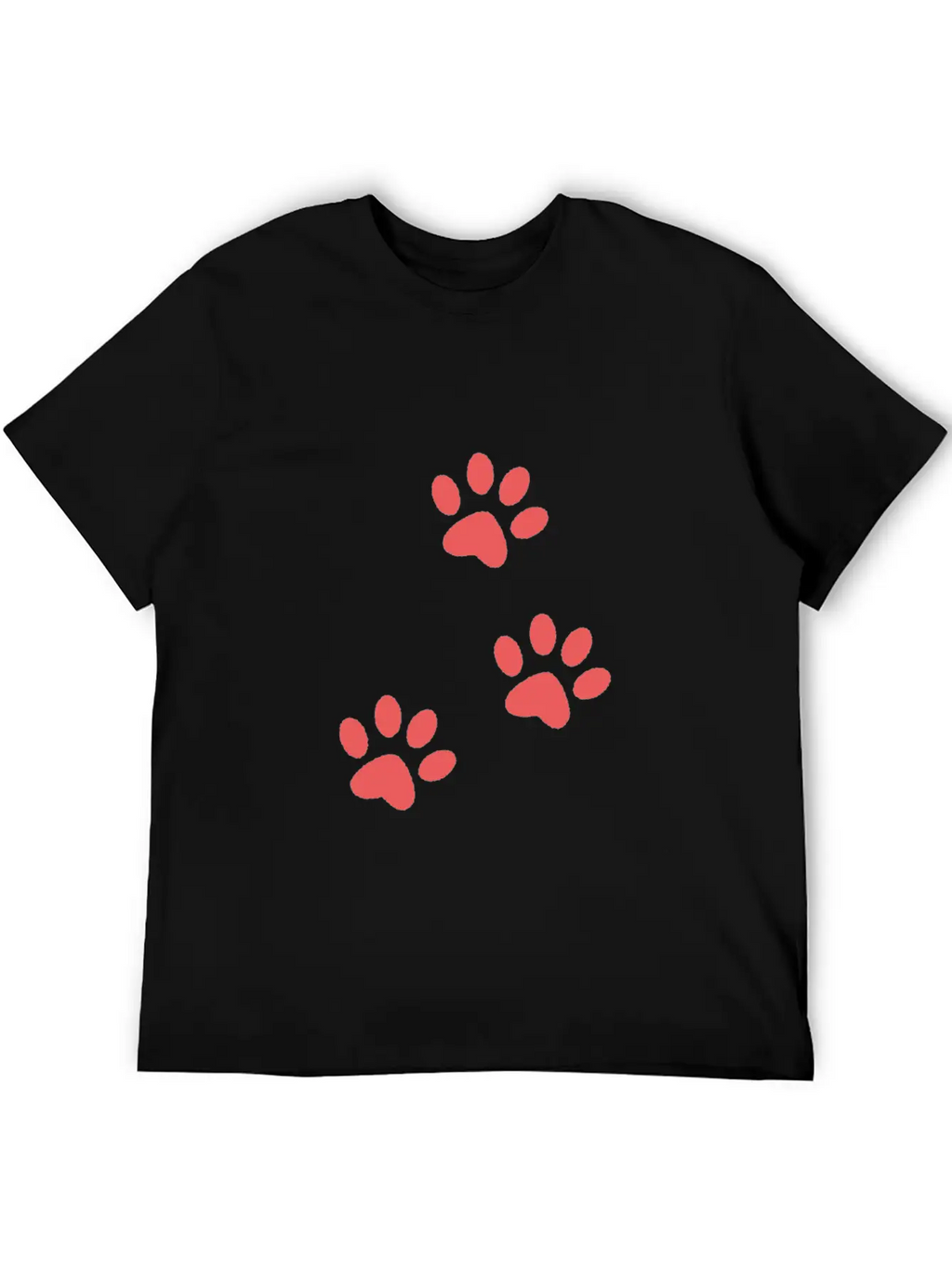 Dog Paw Design For Dog Lover Best Dog Loving Sign Unisex Casual T-Shirt – Clean Design For Daily Comfort