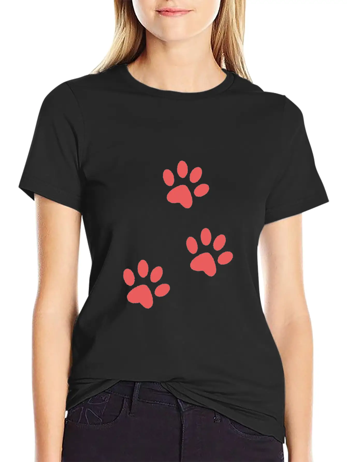 Dog Paw Design For Dog Lover Best Dog Loving Sign Unisex Casual T-Shirt – Clean Design For Daily Comfort