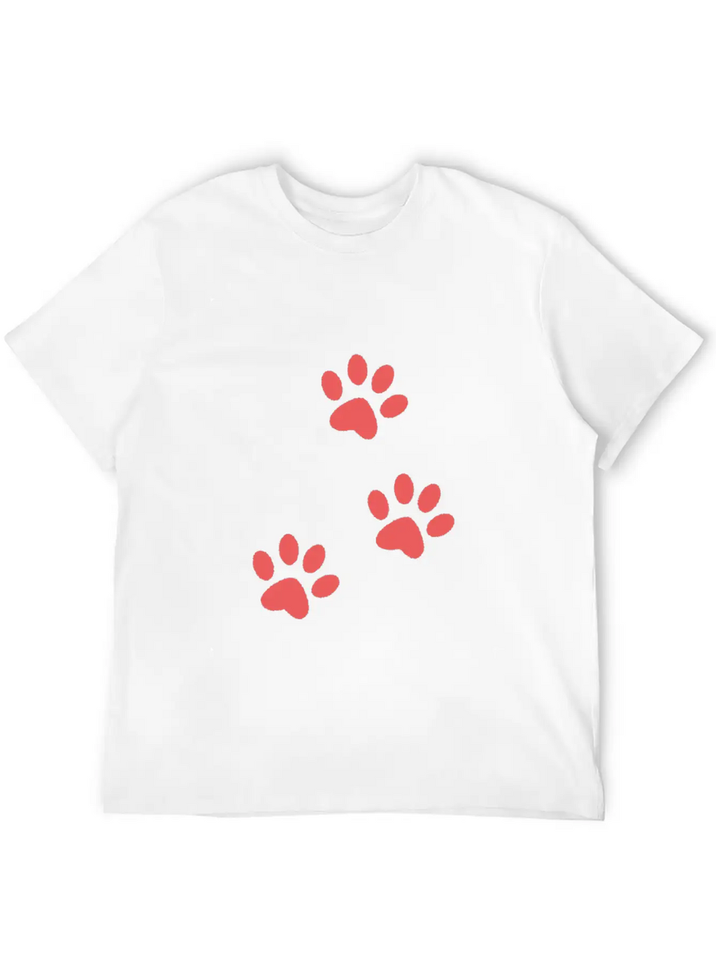 Dog Paw Design For Dog Lover Best Dog Loving Sign Unisex Casual T-Shirt – Clean Design For Daily Comfort