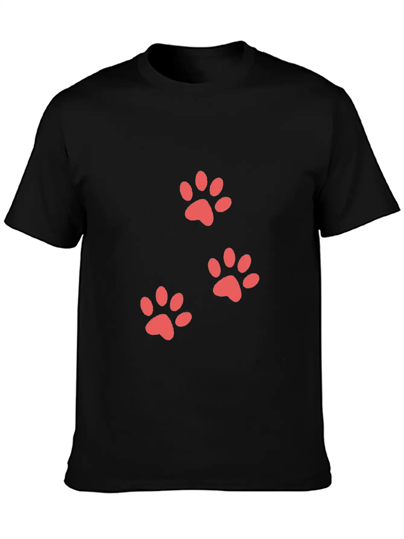 Dog Paw Design For Dog Lover Best Dog Loving Sign Unisex Casual T-Shirt – Clean Design For Daily Comfort