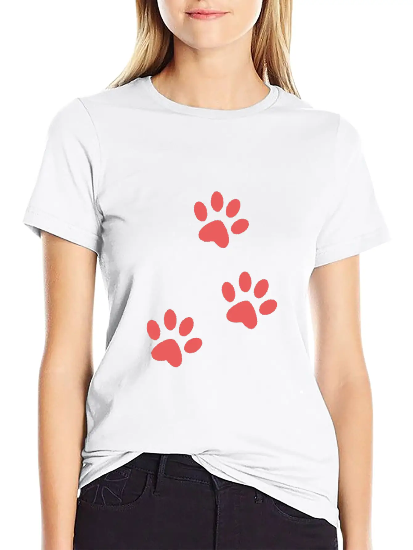 Dog Paw Design For Dog Lover Best Dog Loving Sign Unisex Casual T-Shirt – Clean Design For Daily Comfort