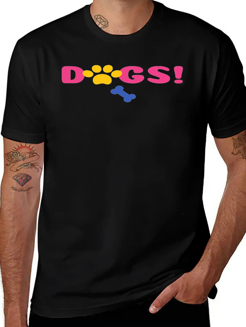 Dog Paw Print Timeless Short Sleeve Tee – Comfy And Minimalist Design