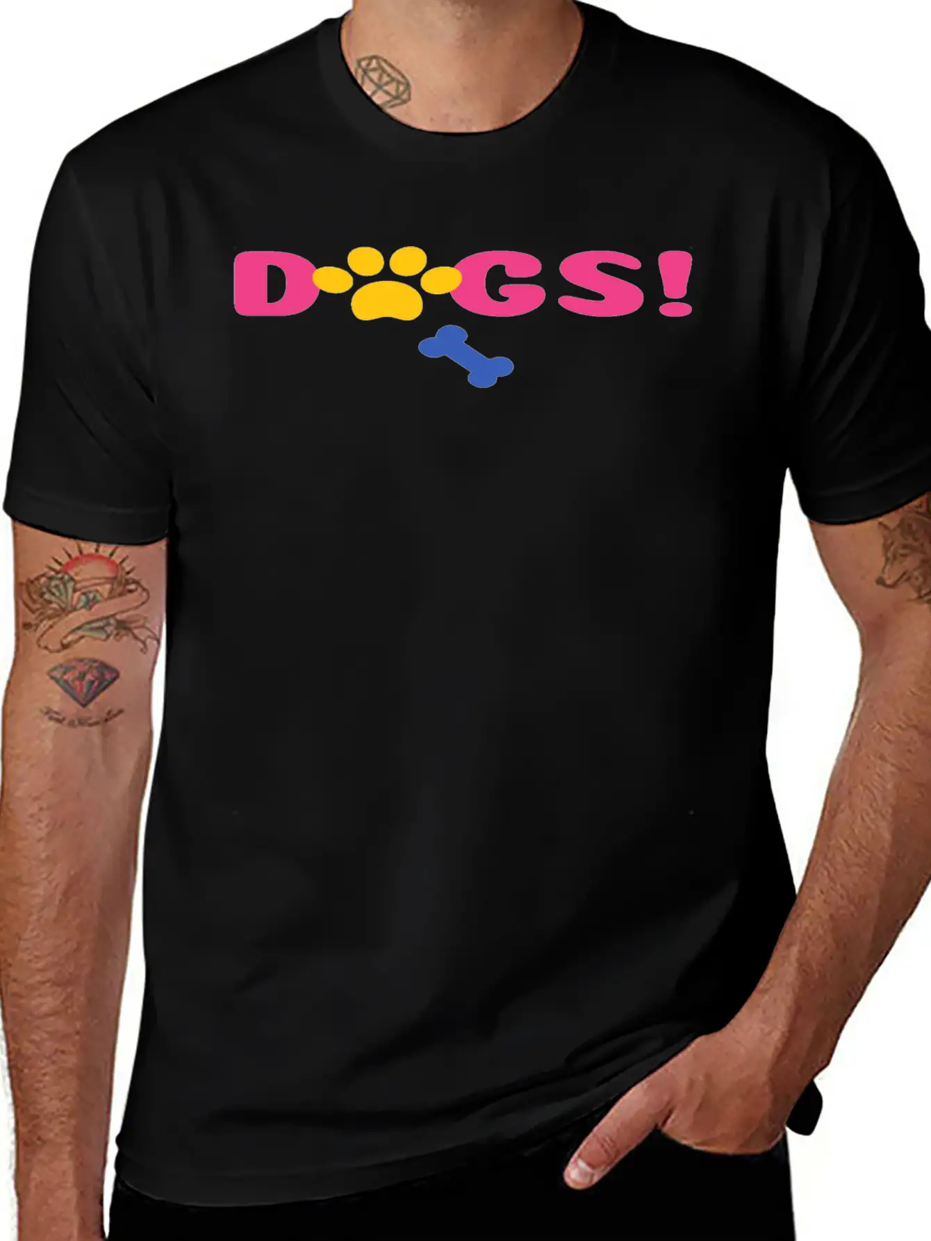 Dog Paw Print Timeless Short Sleeve Tee – Comfy And Minimalist Design