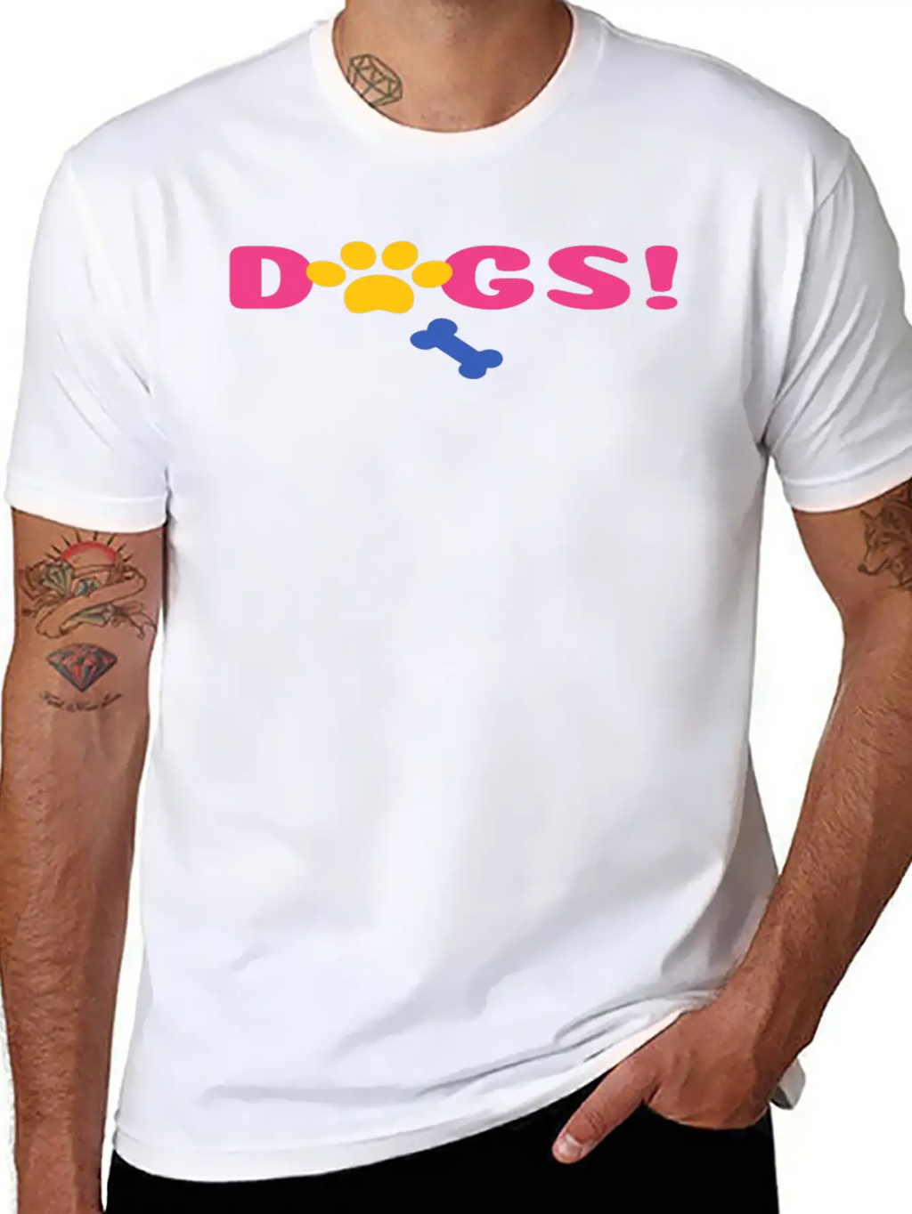 Dog Paw Print Timeless Short Sleeve Tee – Comfy And Minimalist Design